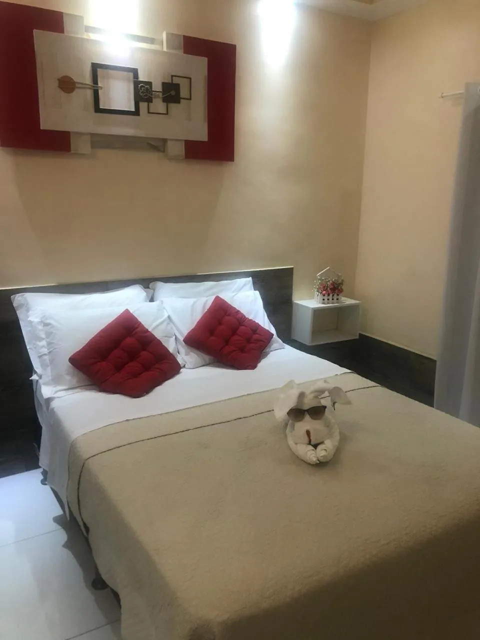 Bed in Pousada Caminho do Pontal