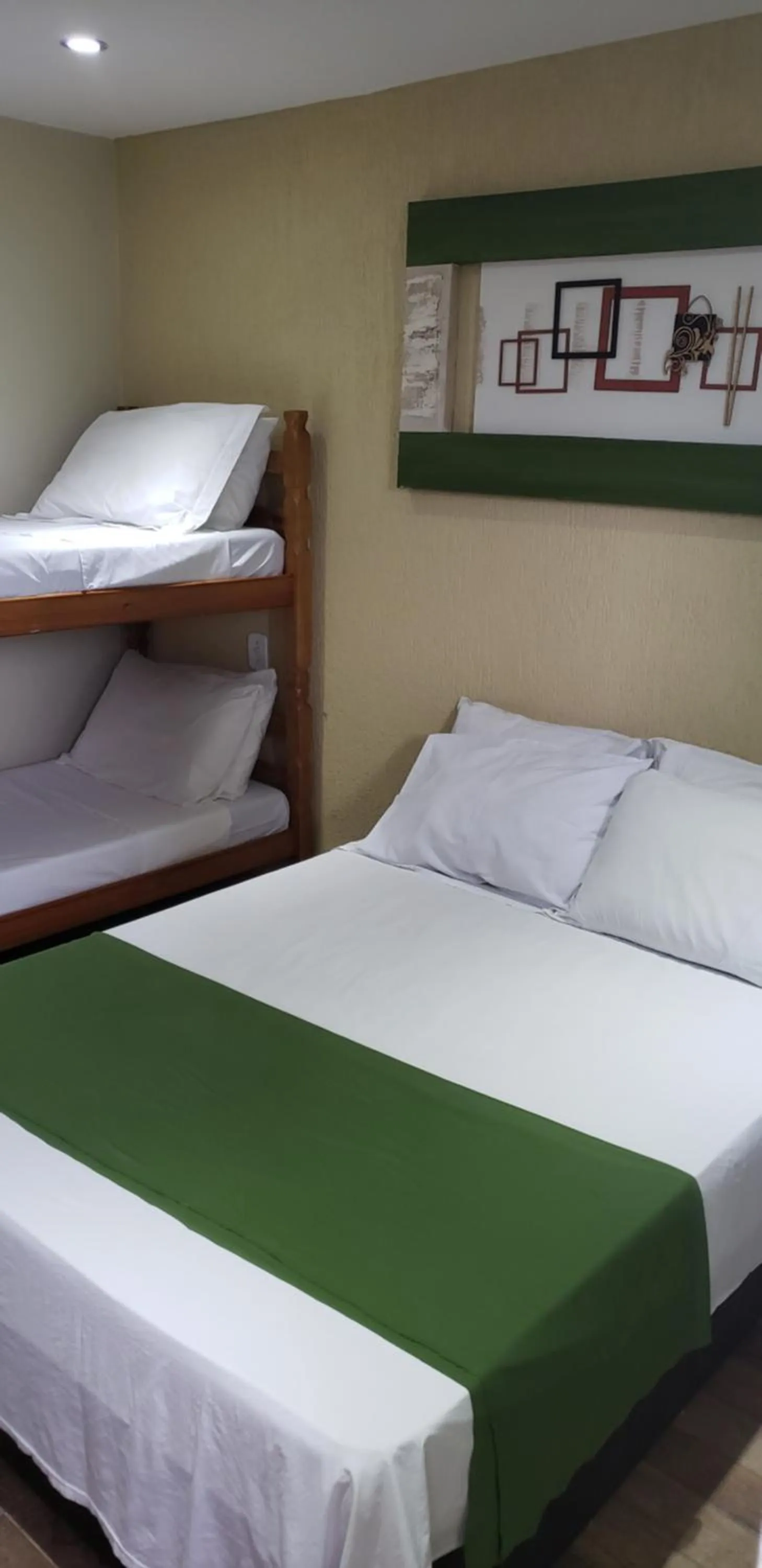 Bed in Pousada Caminho do Pontal