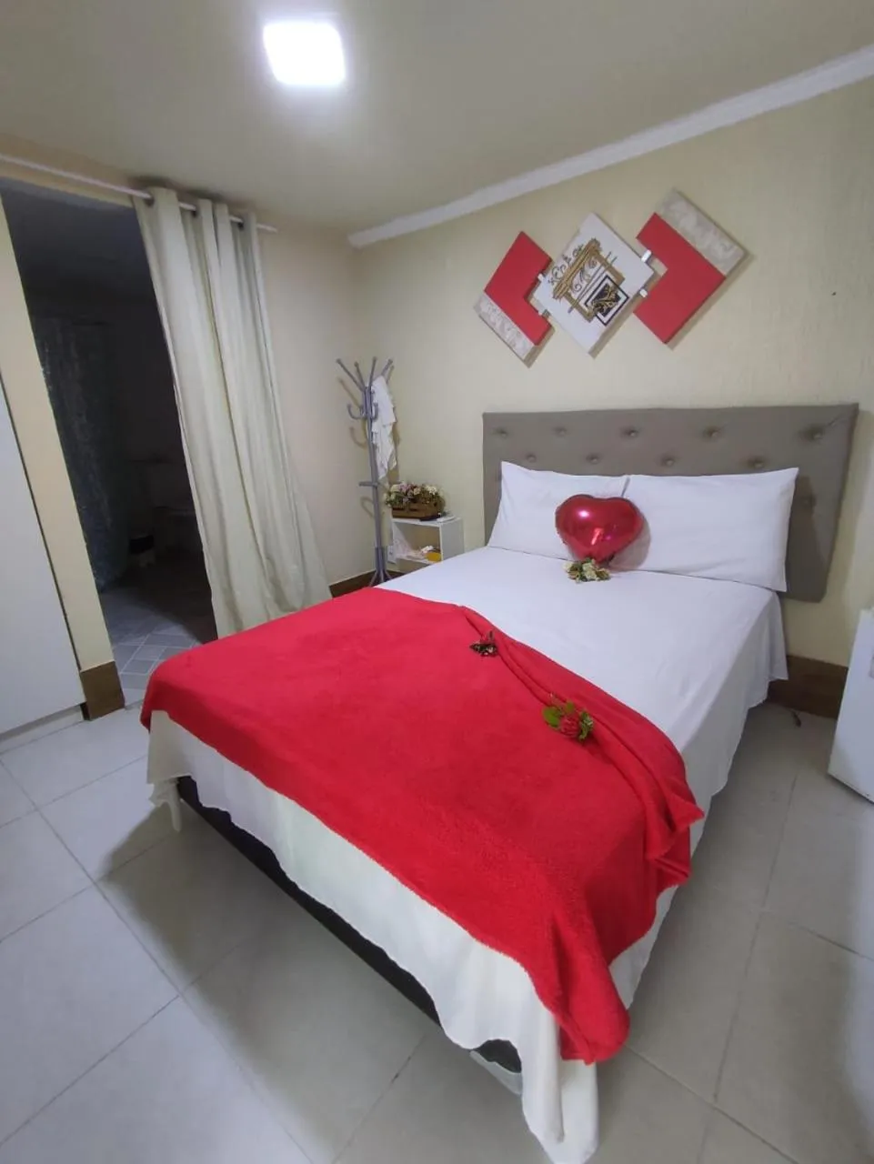 Bed in Pousada Caminho do Pontal