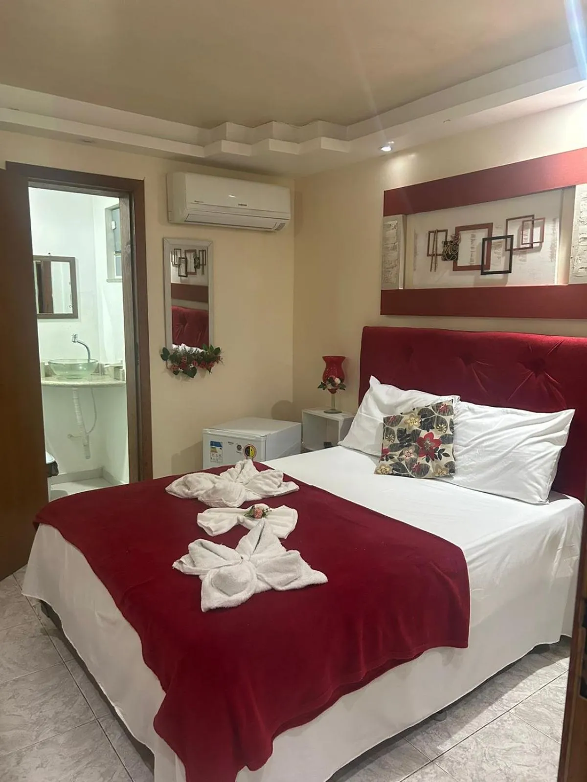 Bed in Pousada Caminho do Pontal