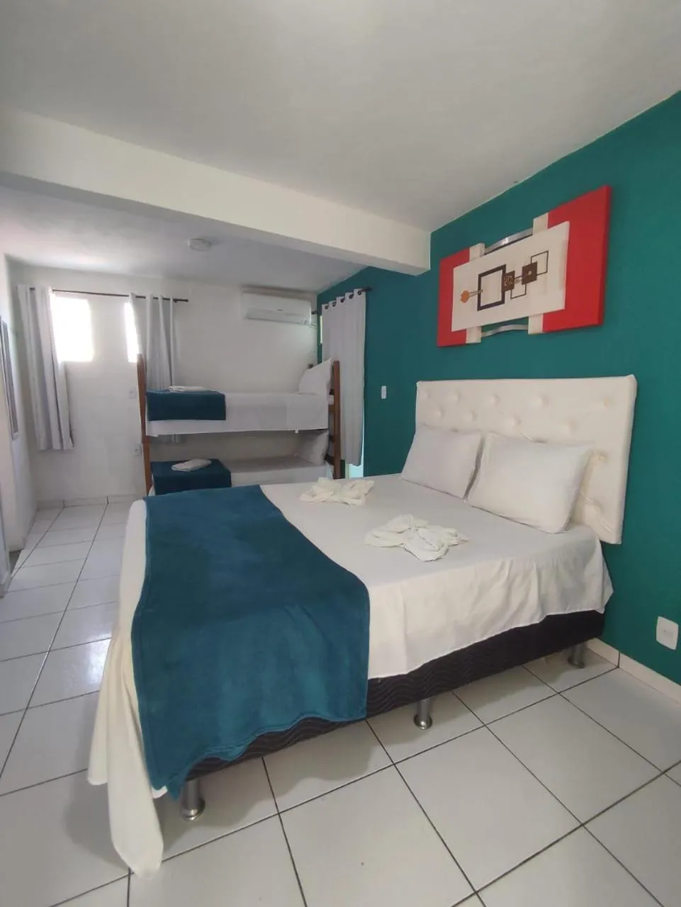 Bed in Pousada Caminho do Pontal