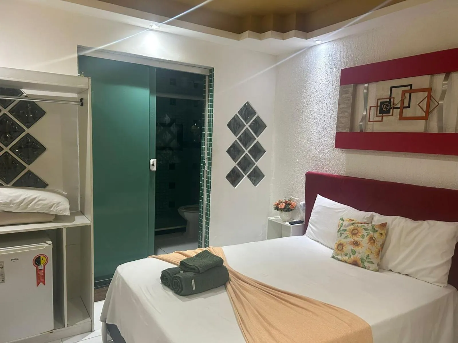 Bed in Pousada Caminho do Pontal