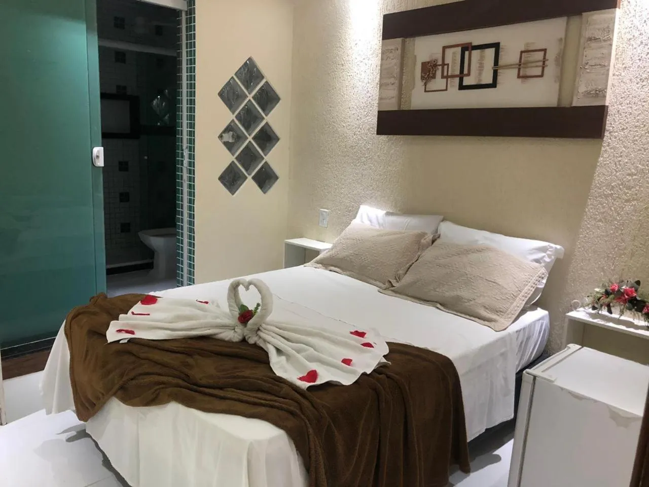 Bed in Pousada Caminho do Pontal