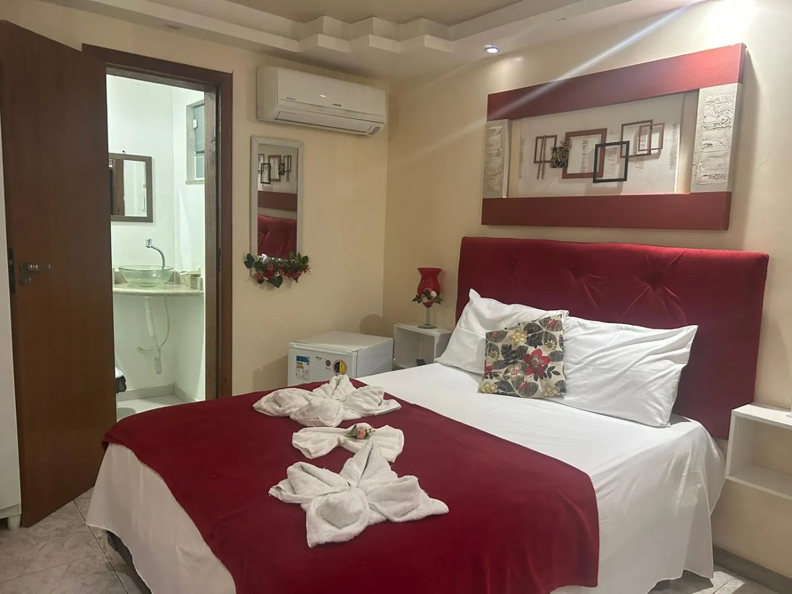 Bed in Pousada Caminho do Pontal