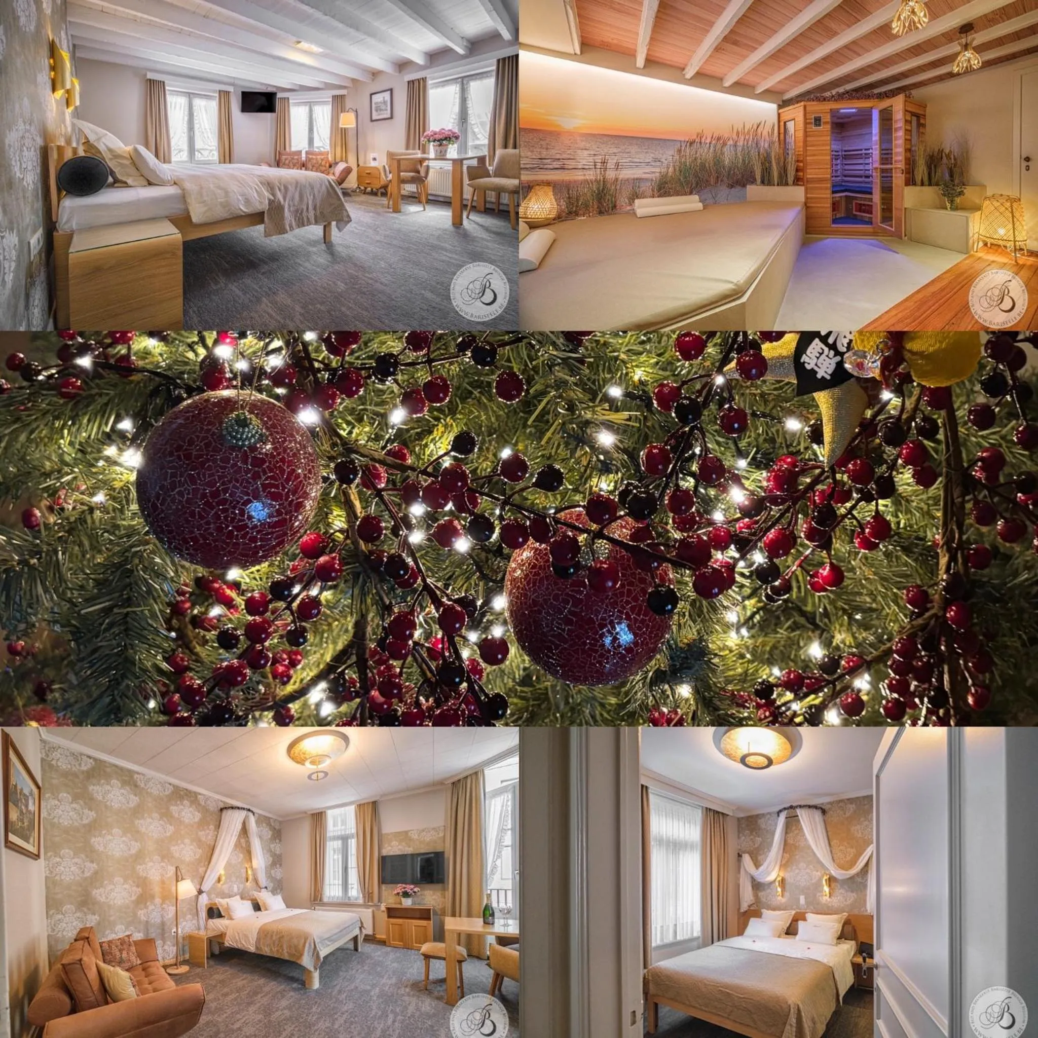 Decorative detail, Bed in Bariseele B&B