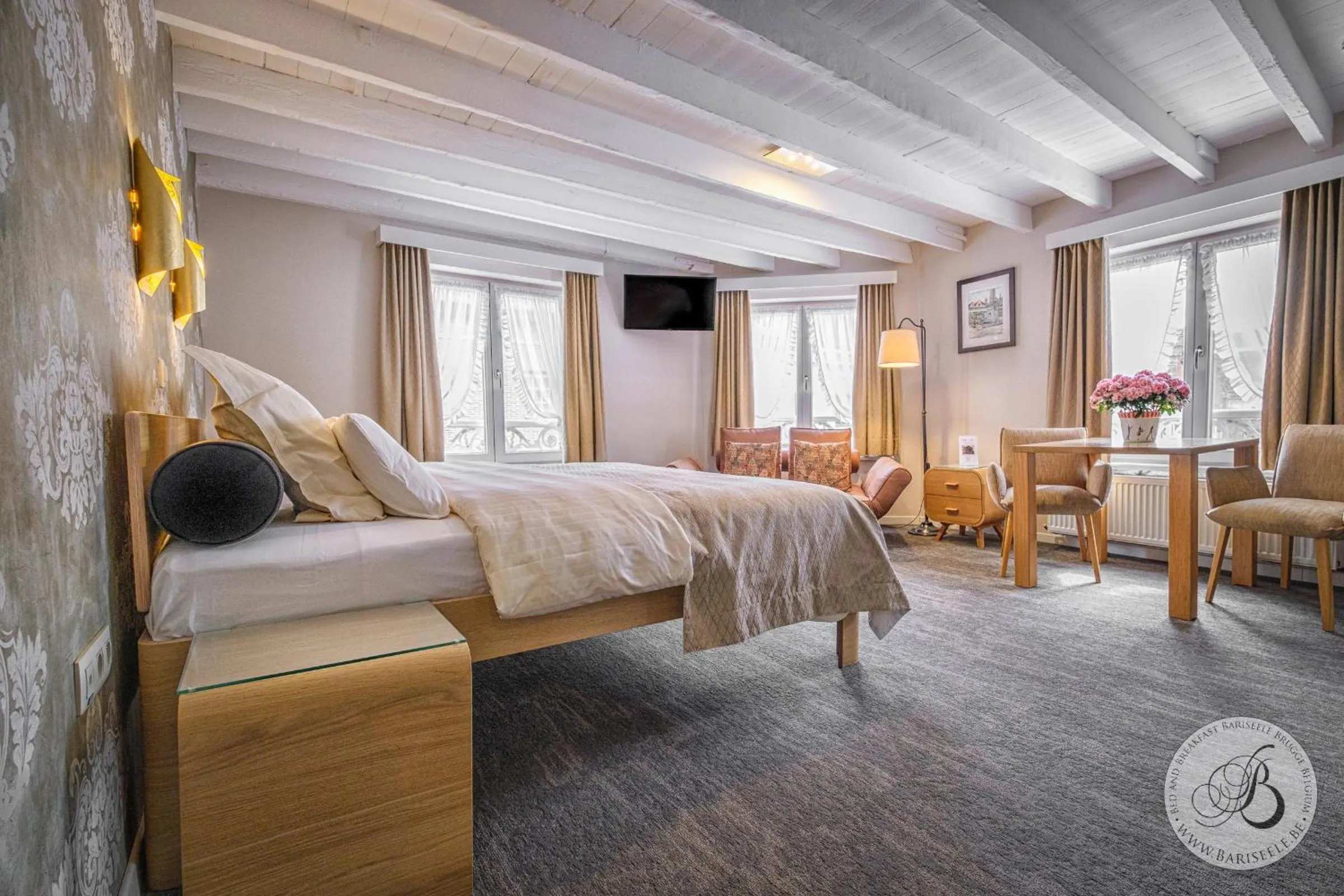 Living room, Bed in Bariseele B&B