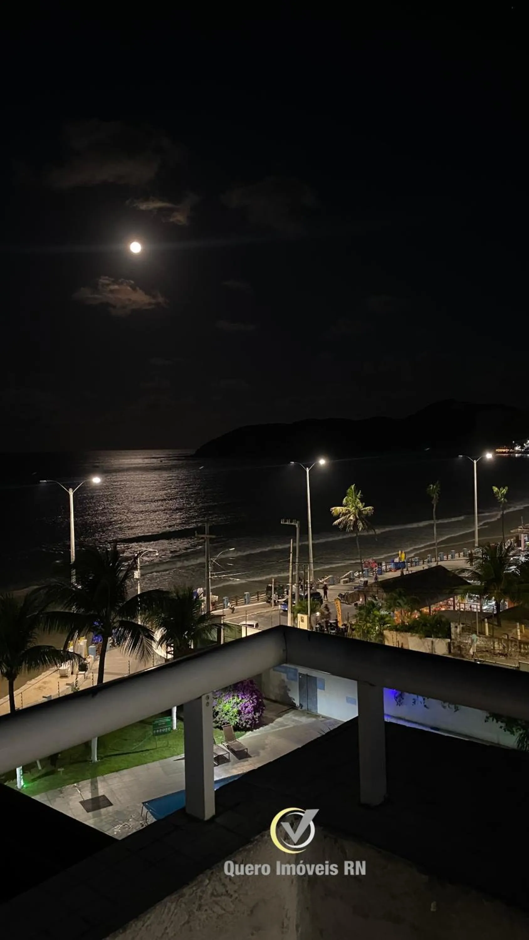 Night in Ponta Negra Beach beira-mar