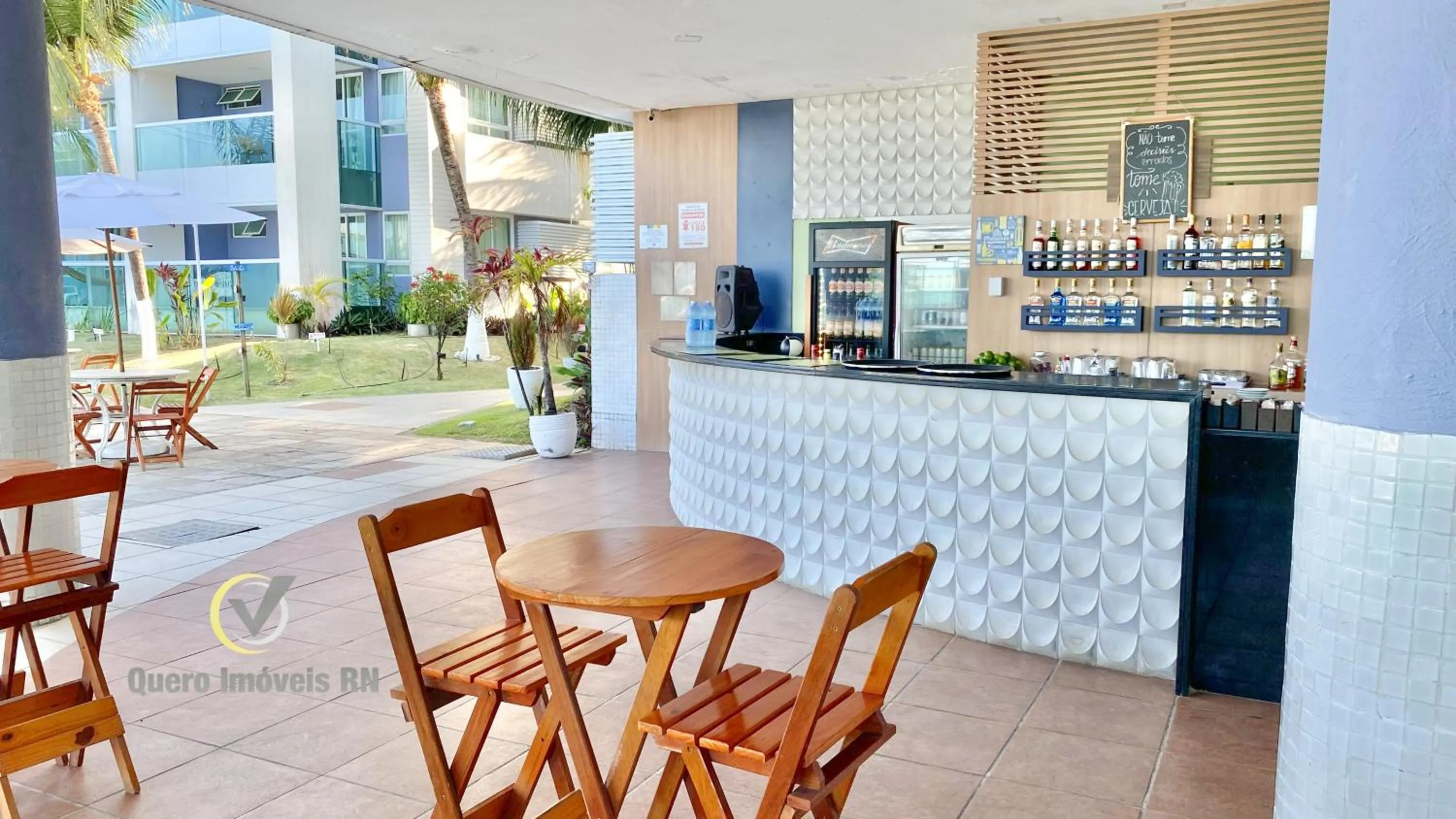 Lounge or bar in Ponta Negra Beach beira-mar