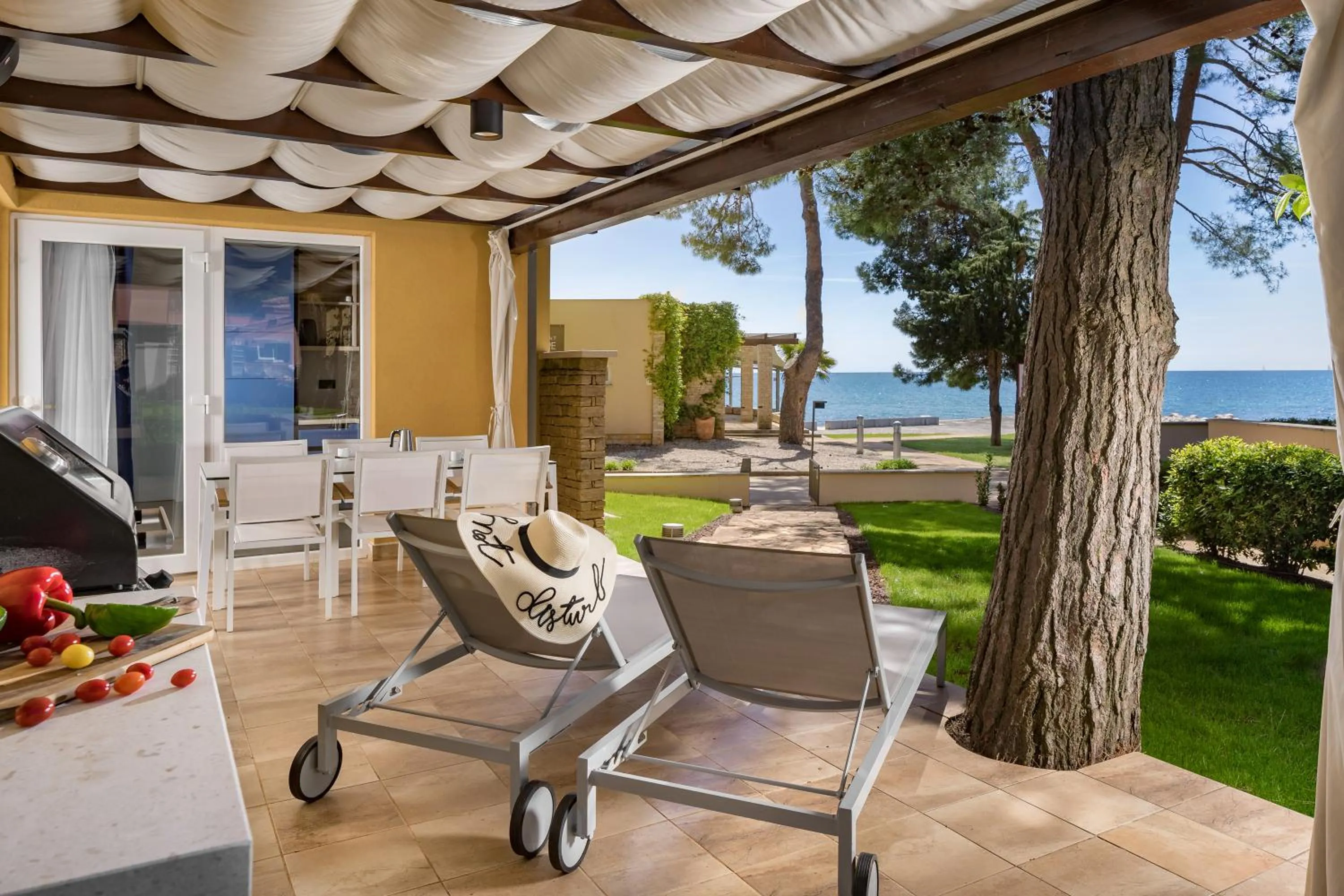 Patio in Istrian Villas Plava Laguna