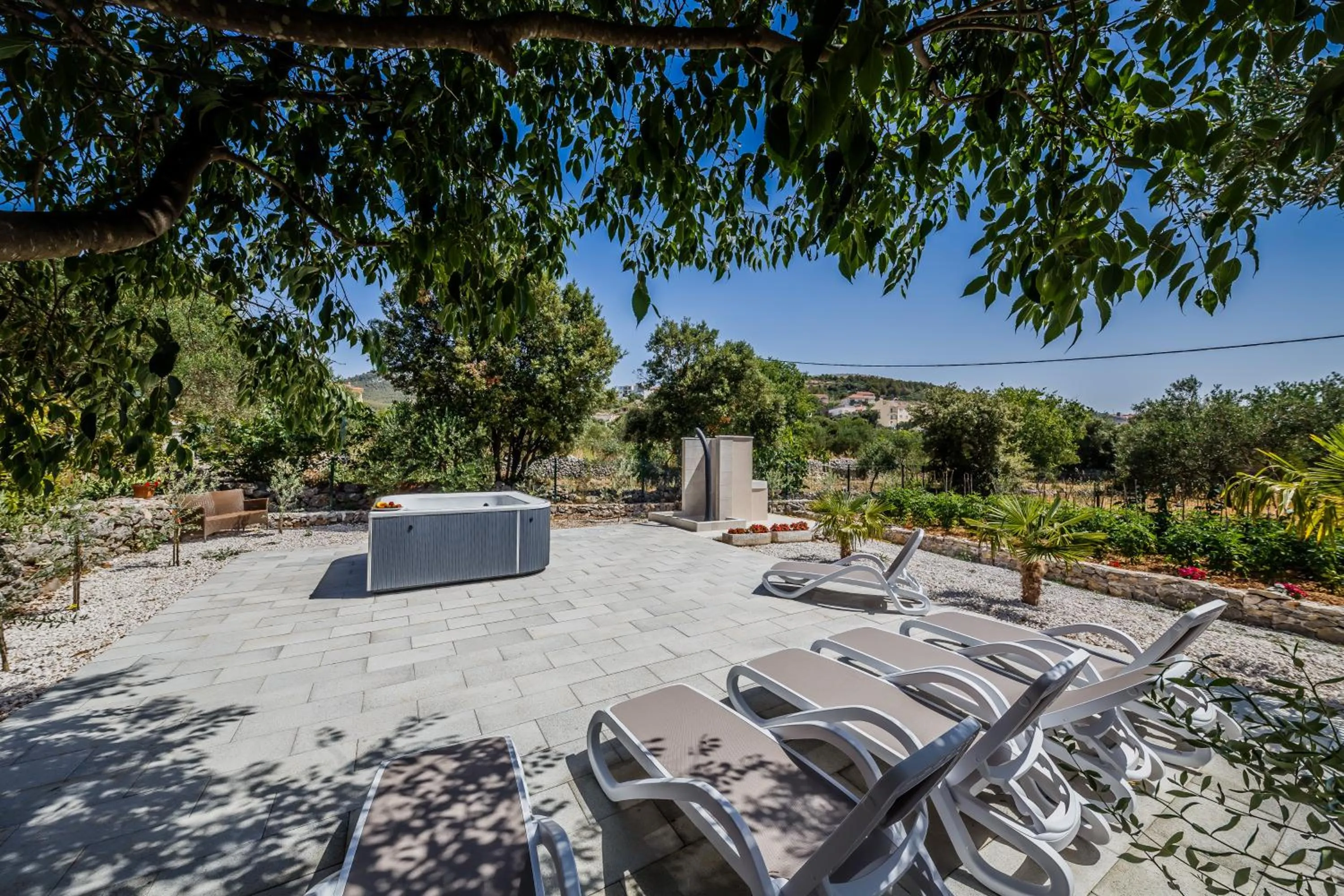 Garden in Villa Rustica Dalmatia