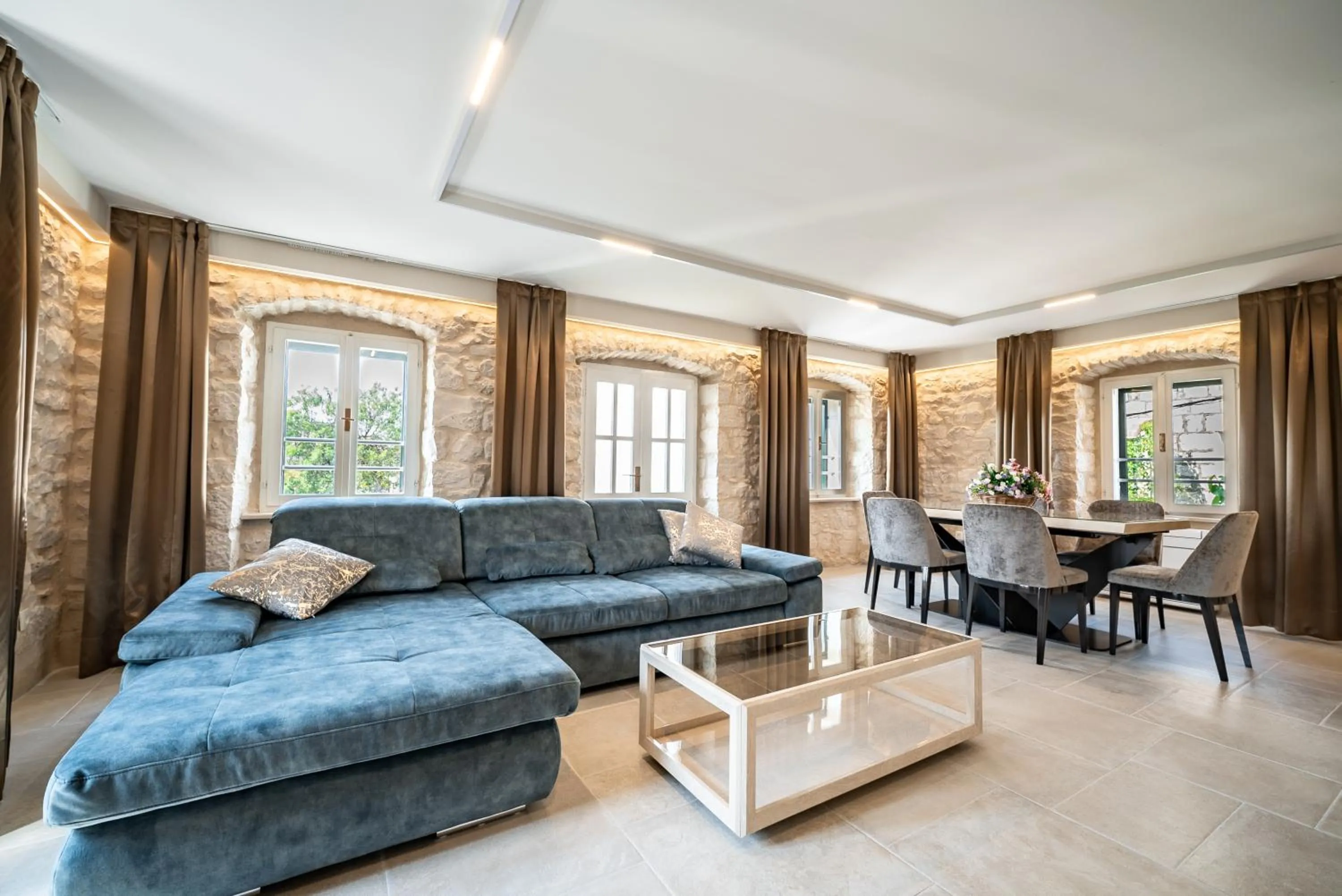 Living room in Villa Rustica Dalmatia