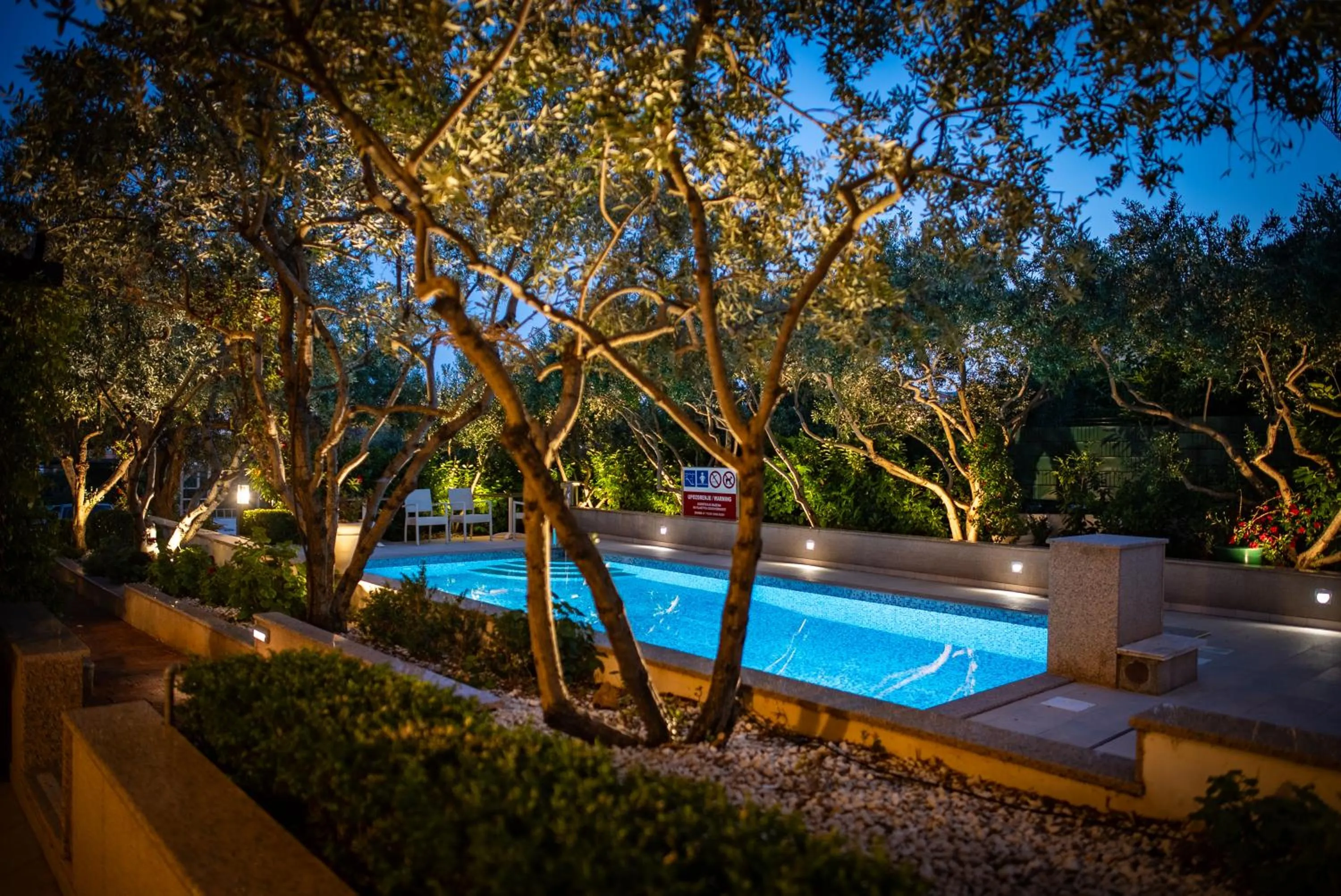 Garden view in Villa Rustica Dalmatia