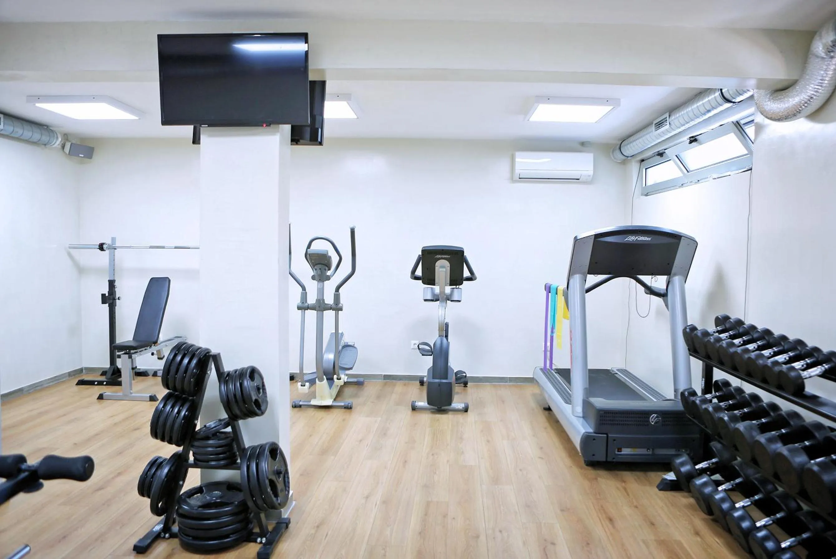Fitness centre/facilities in Hotel Delfin