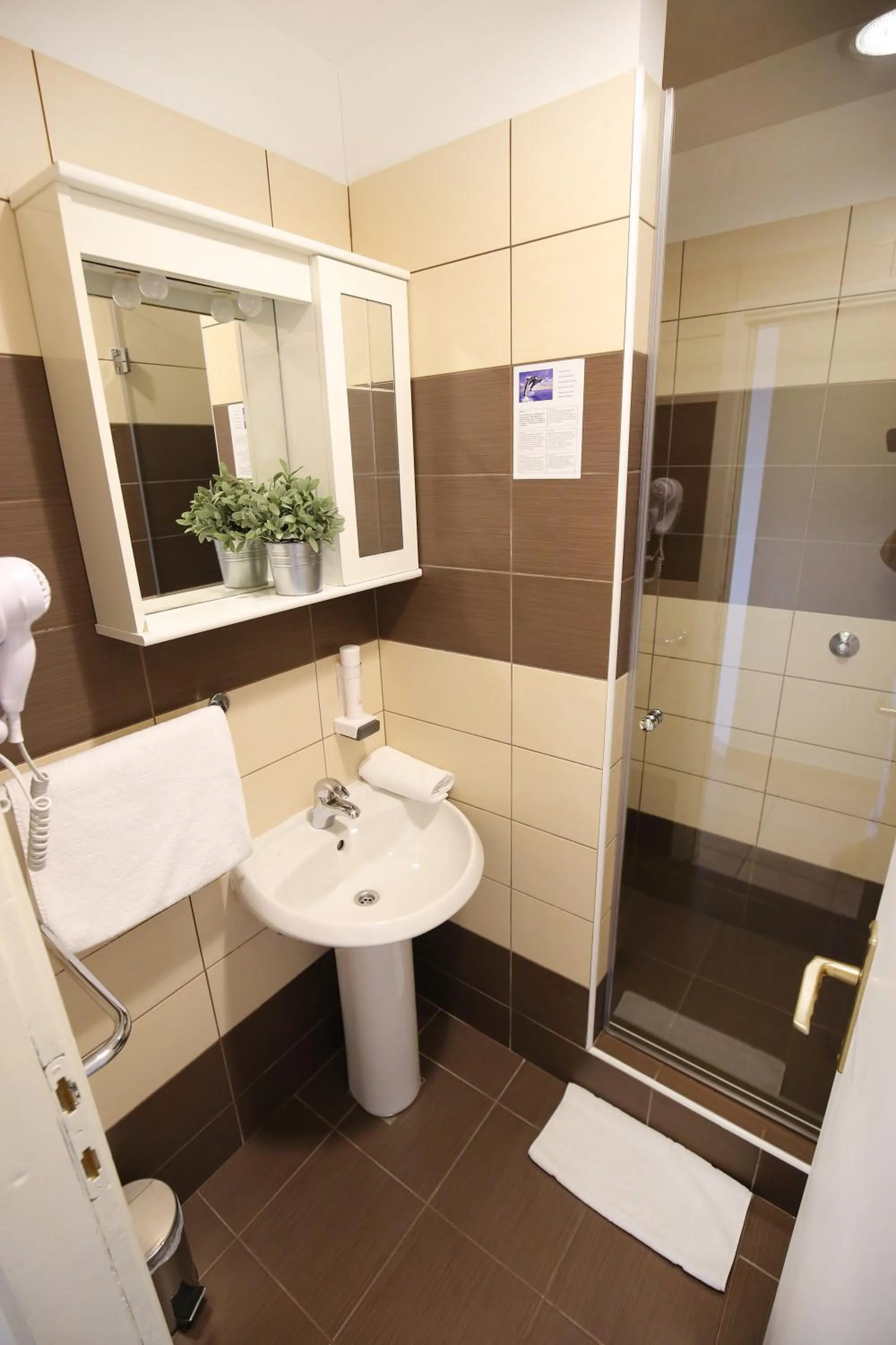 Bathroom in Hotel Delfin