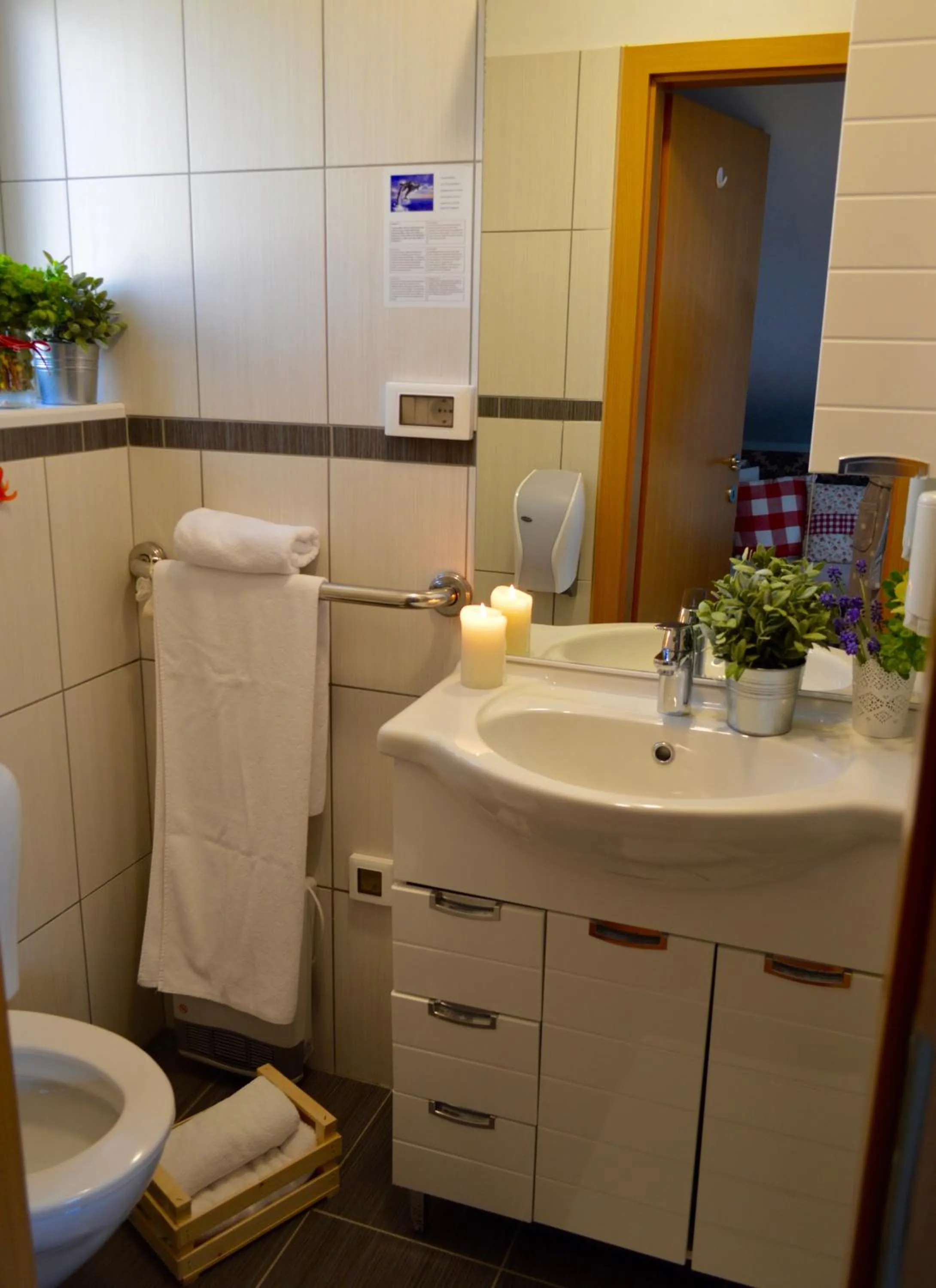 Bathroom in Hotel Delfin