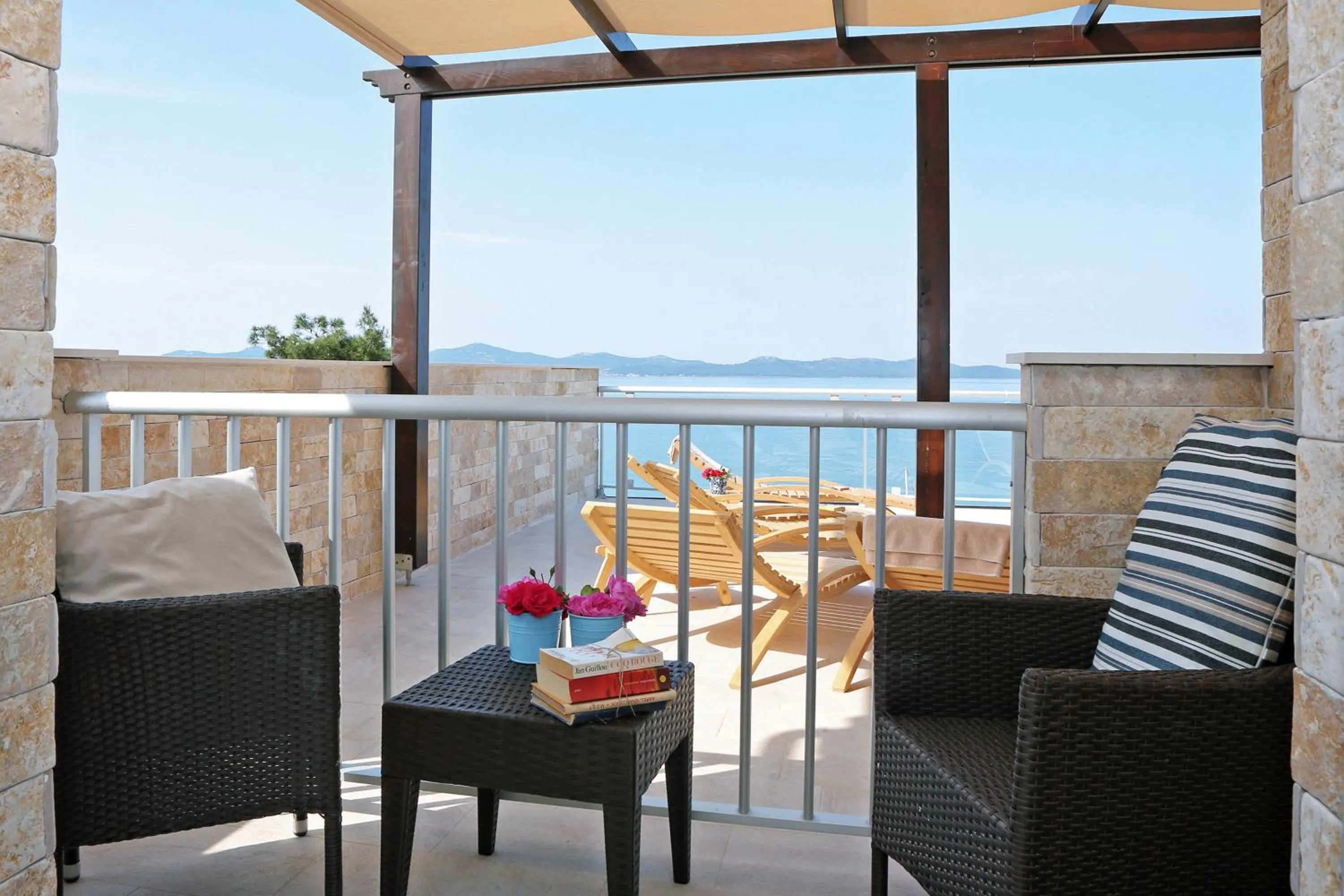 Balcony/Terrace in Hotel Delfin