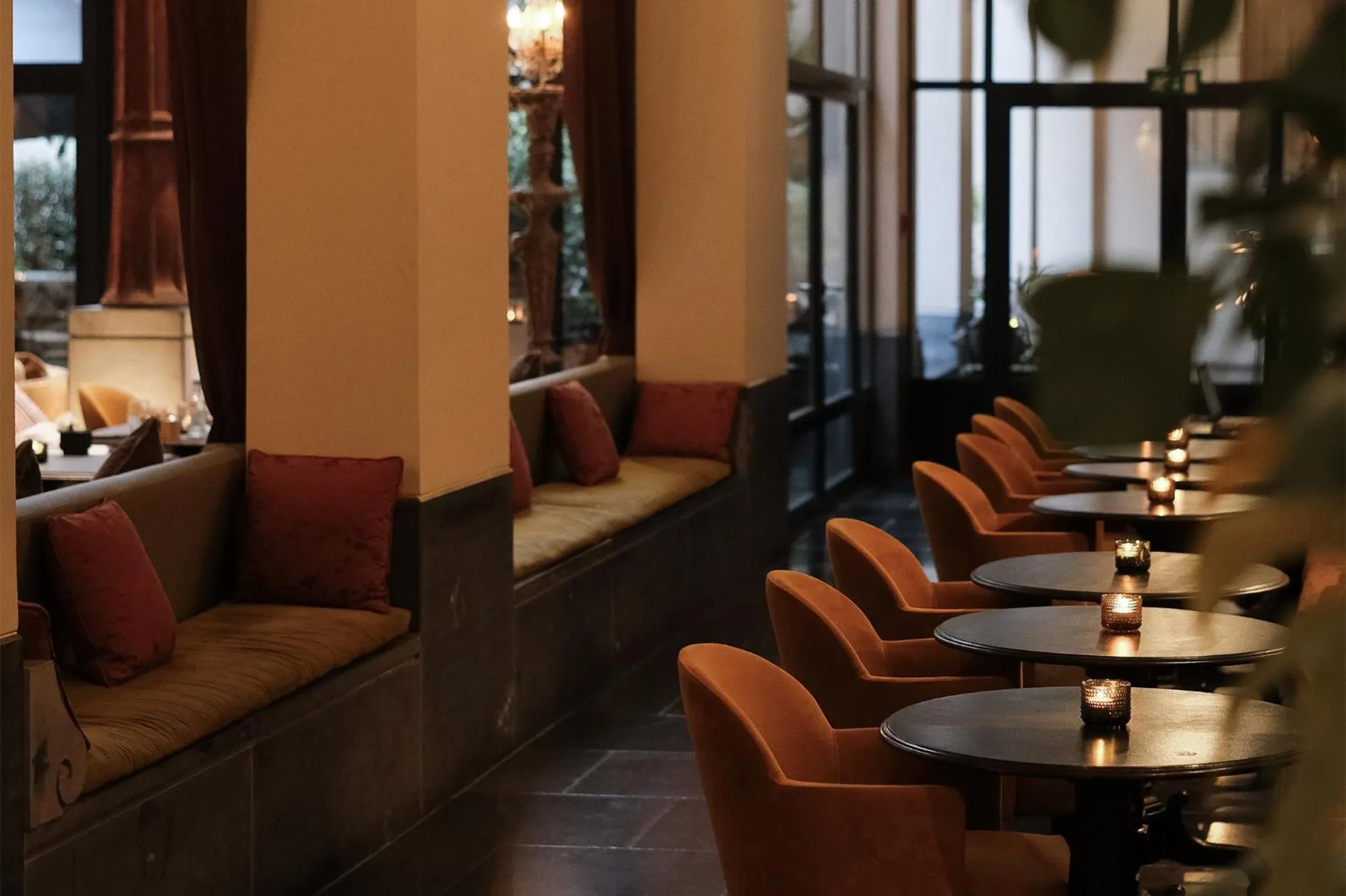 Seating area in The Dominican, Brussels, a Member of Design Hotels