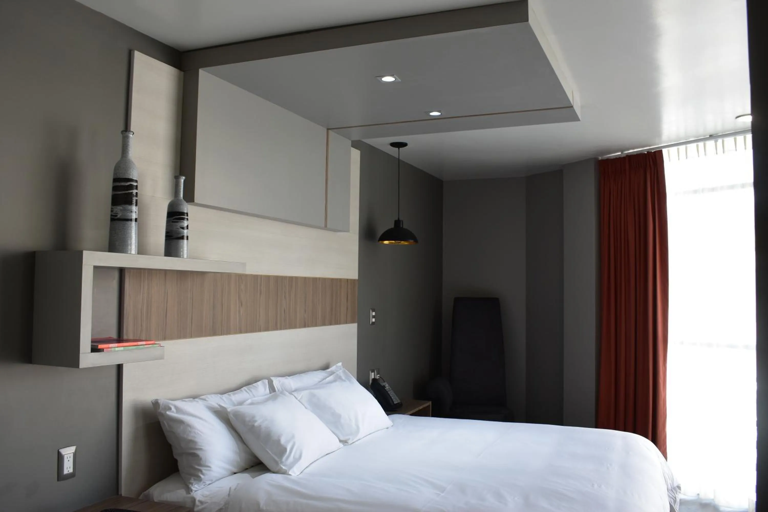 Bedroom, Bed in ESDUMA HK HOTEL Pachuca