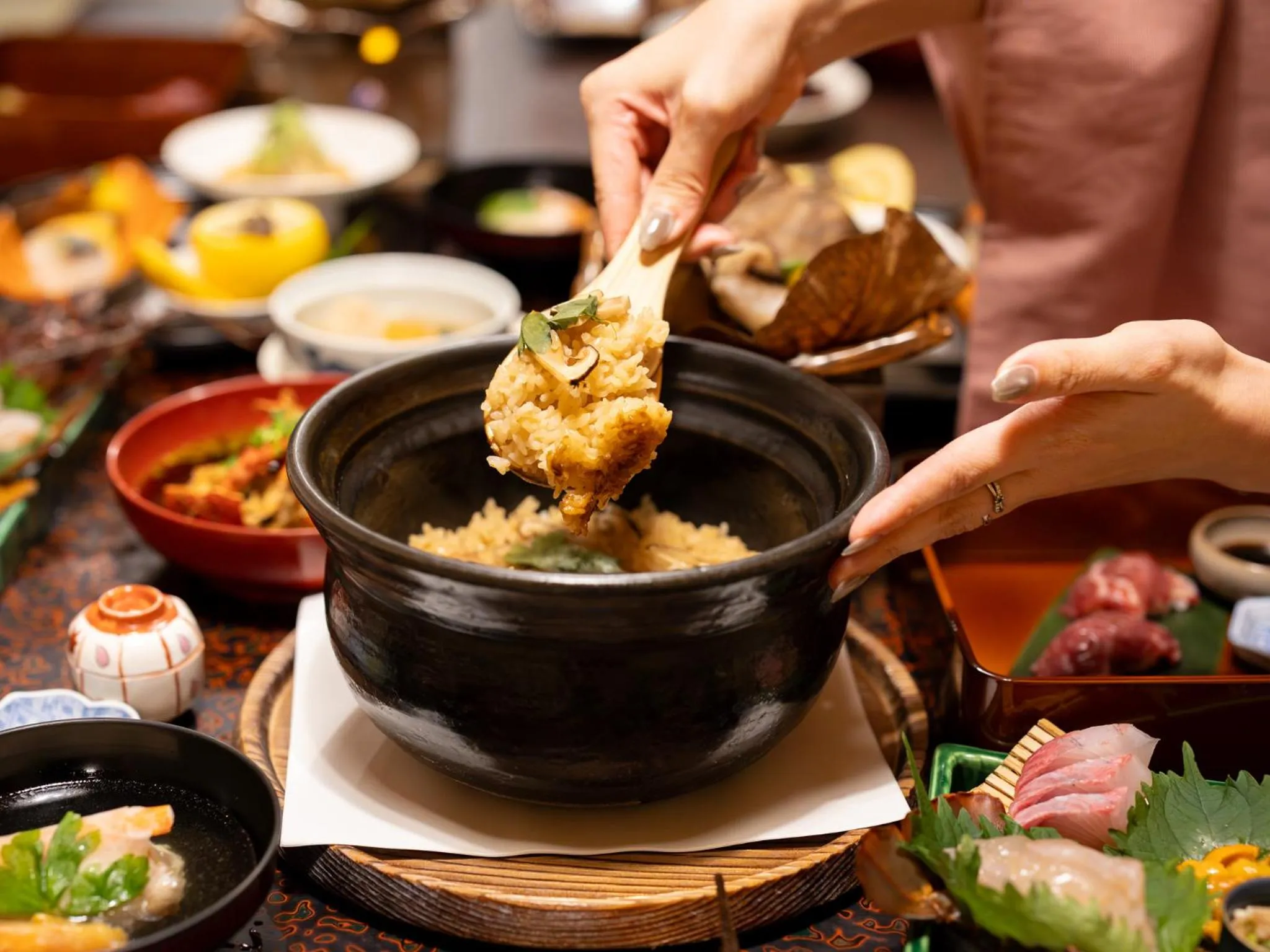 Food in Futsukaichi Hot Spring - Daimaru Besso