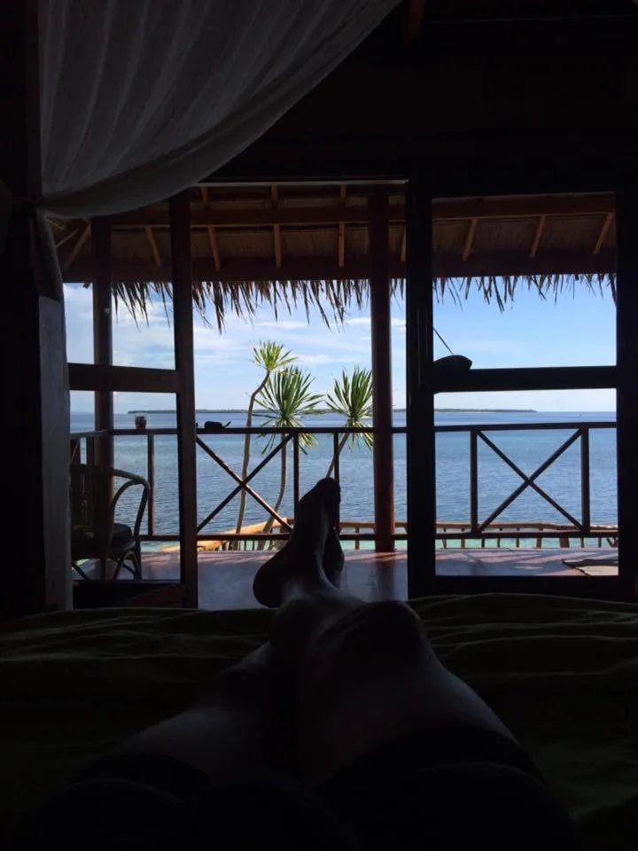 Sea view in Nini's Beach Bungalows