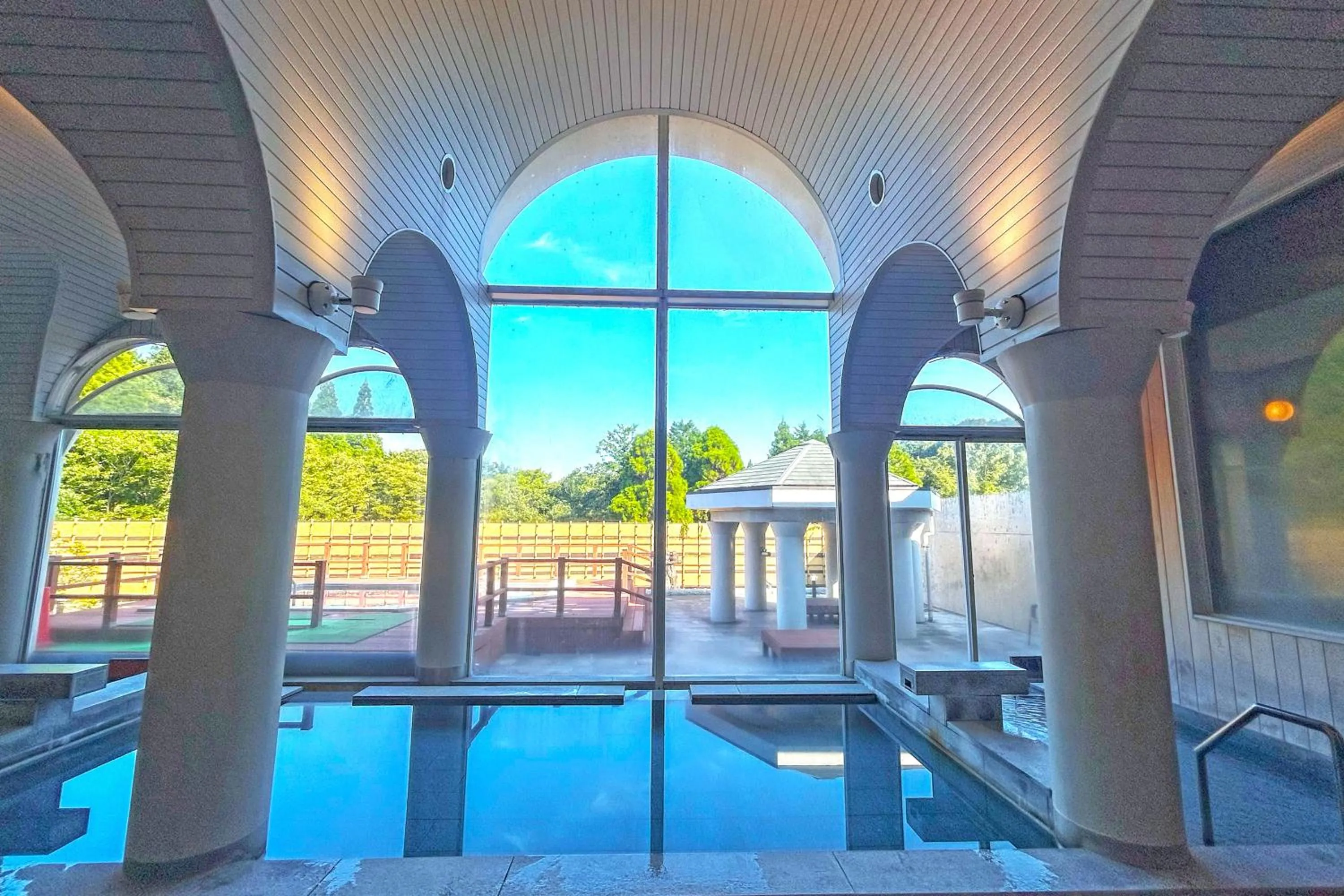 Hot Spring Bath in Greenpia Yame