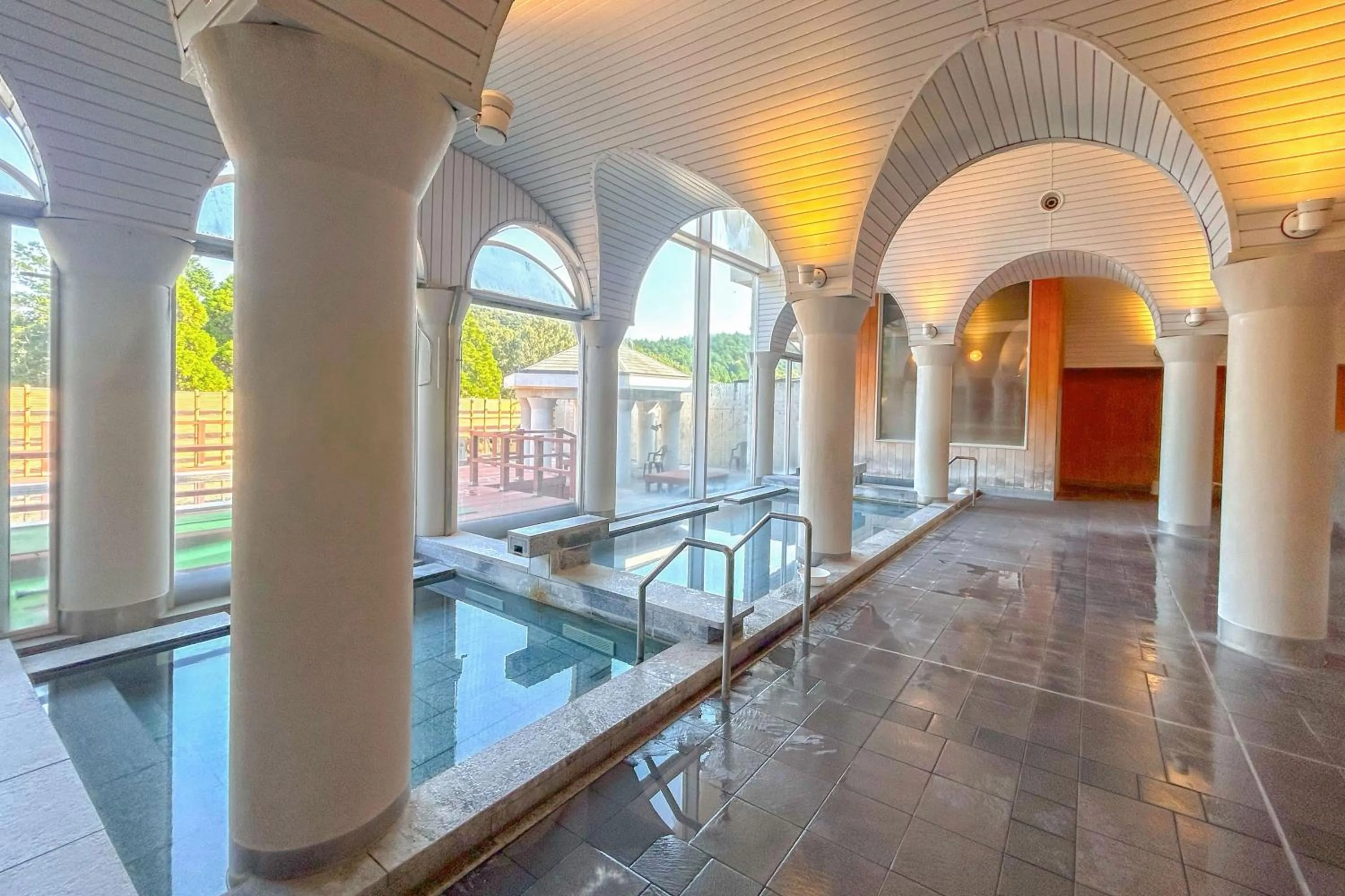 Hot Spring Bath in Greenpia Yame