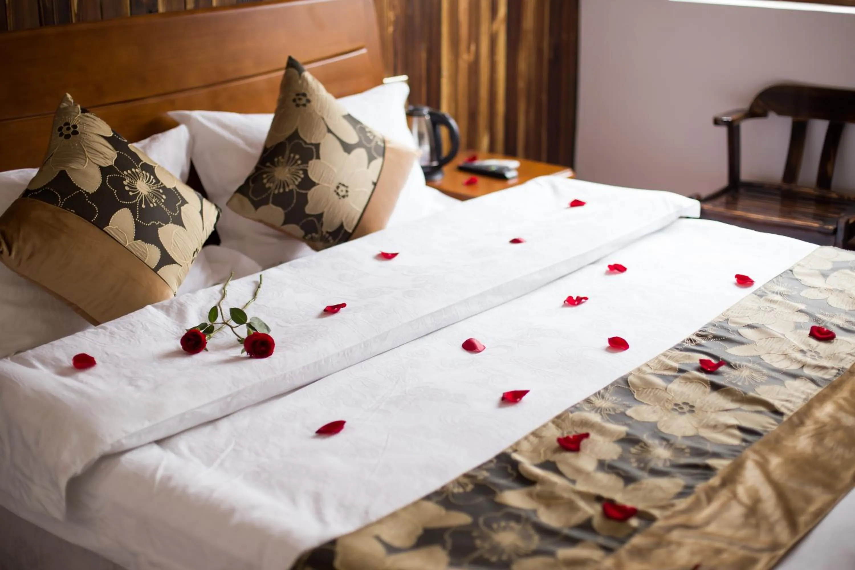 Bed in Chaozhou Hello Inn