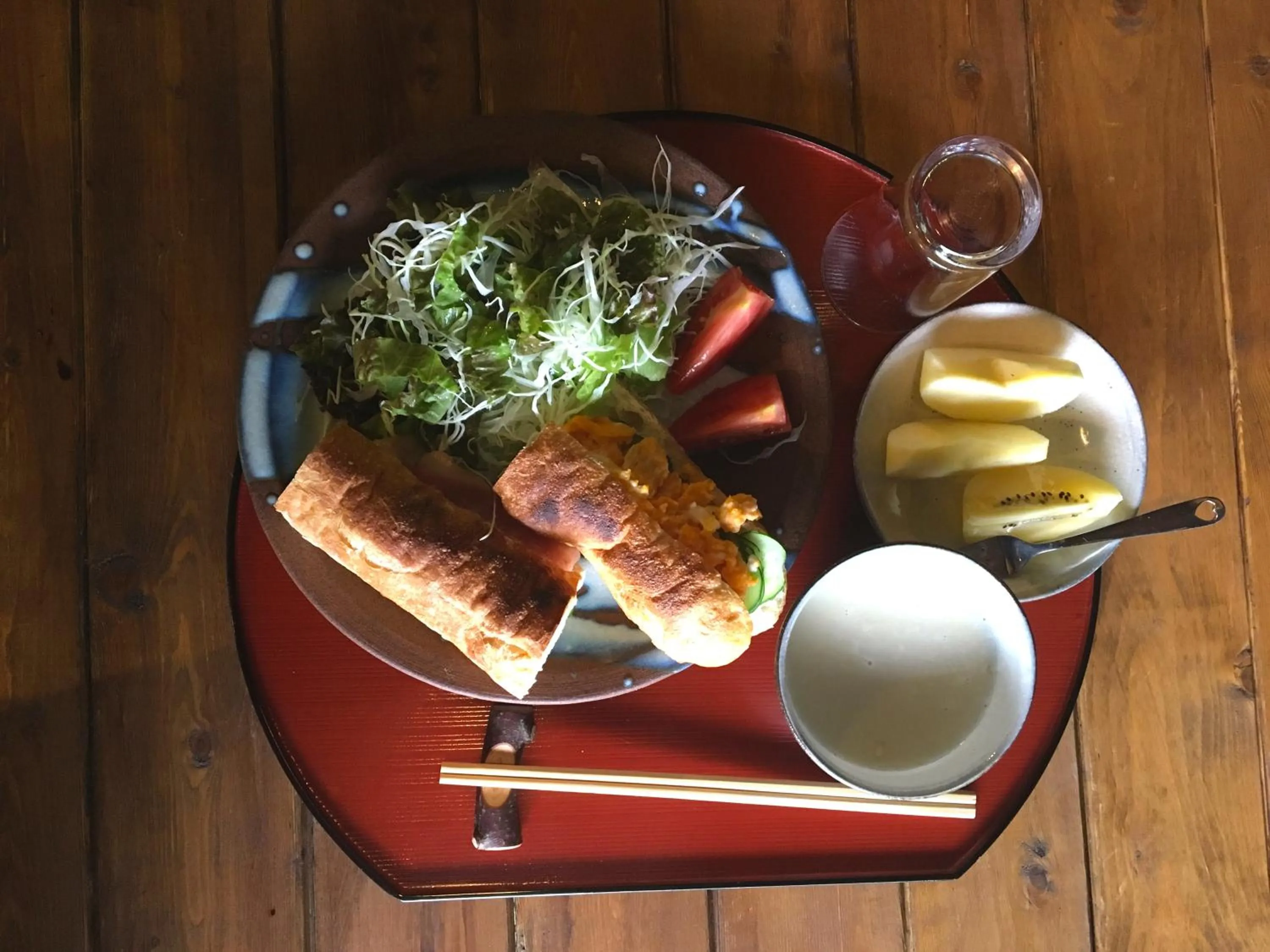 Breakfast in Goemon Kyoto Japan