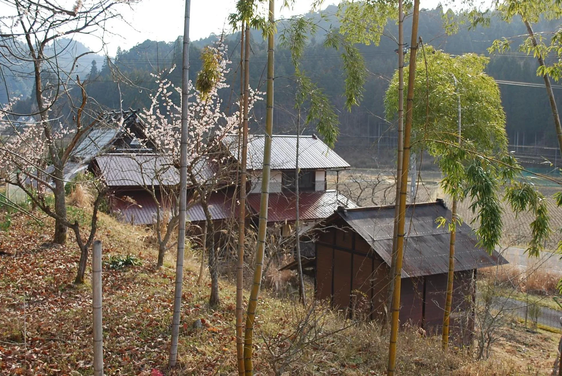 Property building in Goemon Kyoto Japan