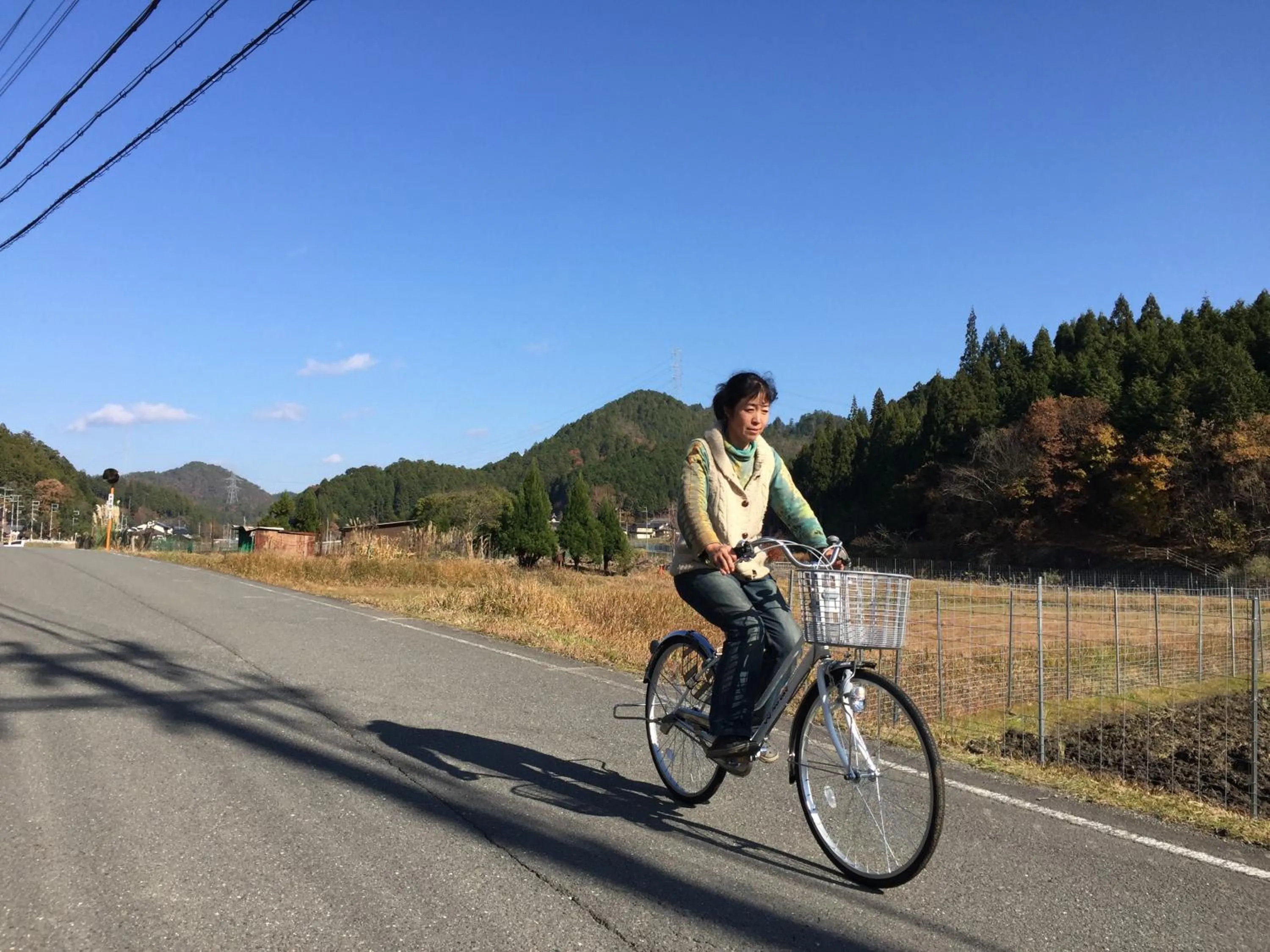 Cycling in Goemon Kyoto Japan