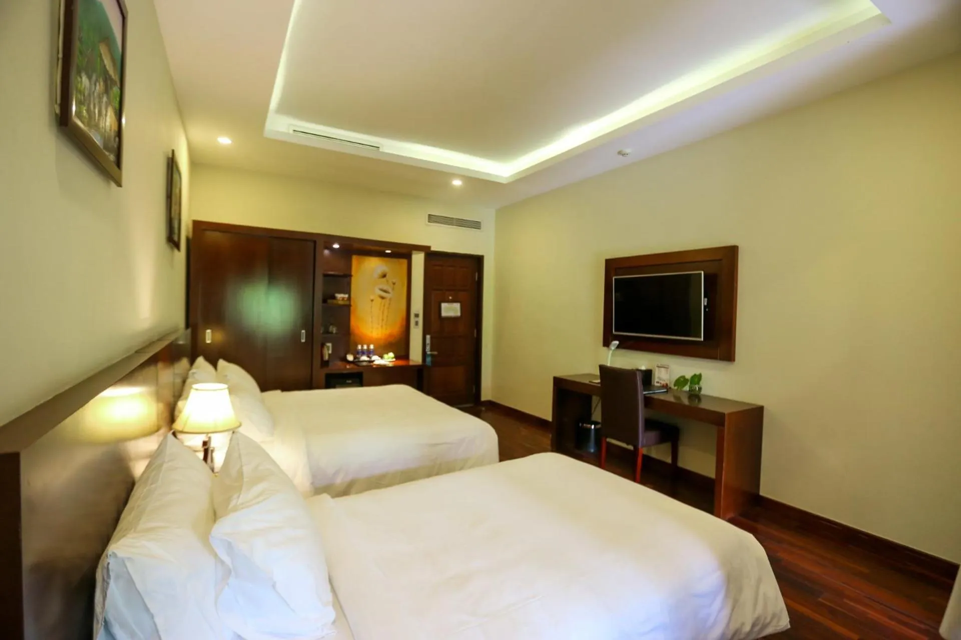 Bed in Ebisu Onsen Resort