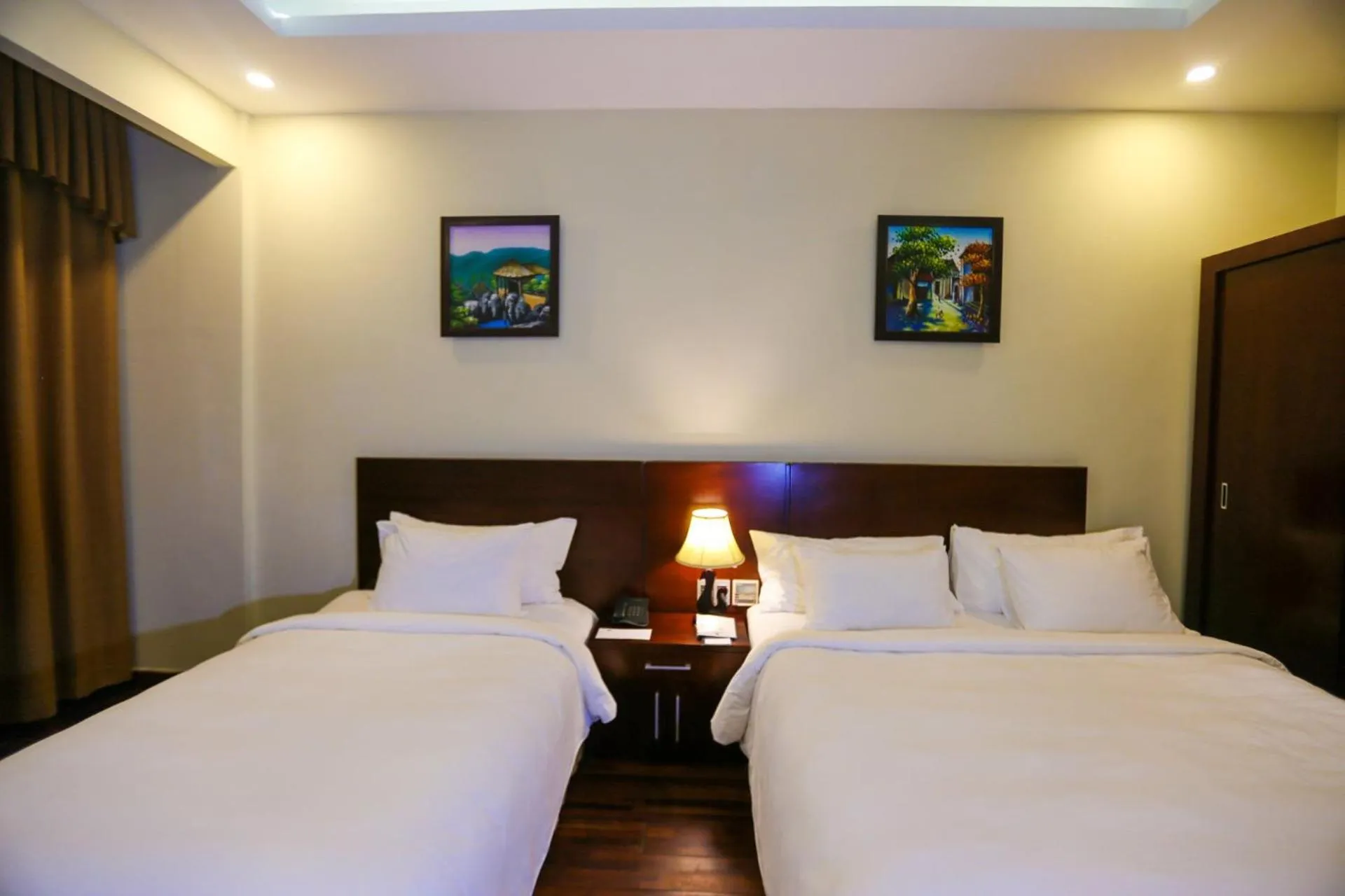 Bed in Ebisu Onsen Resort