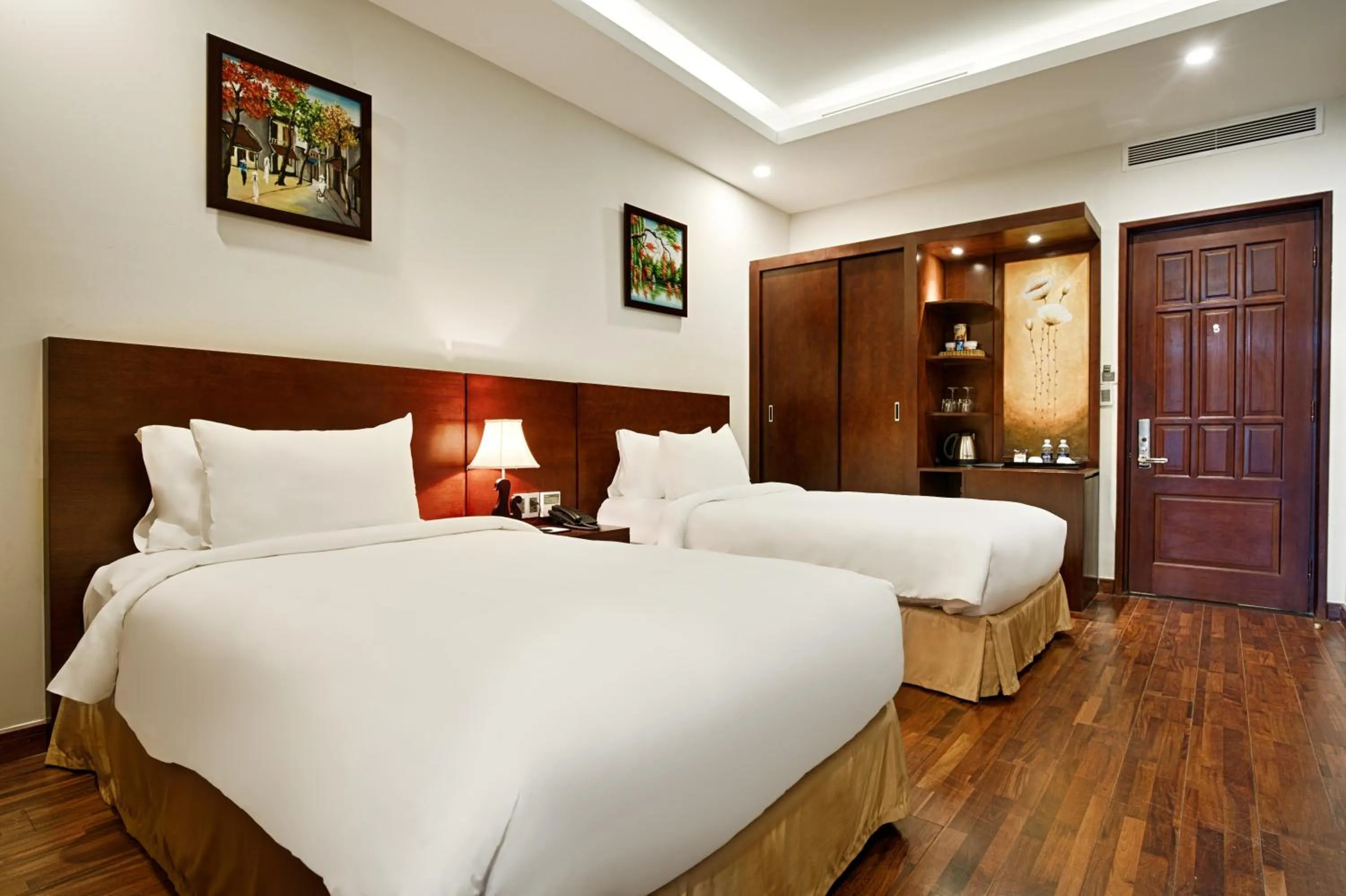 Bed in Ebisu Onsen Resort