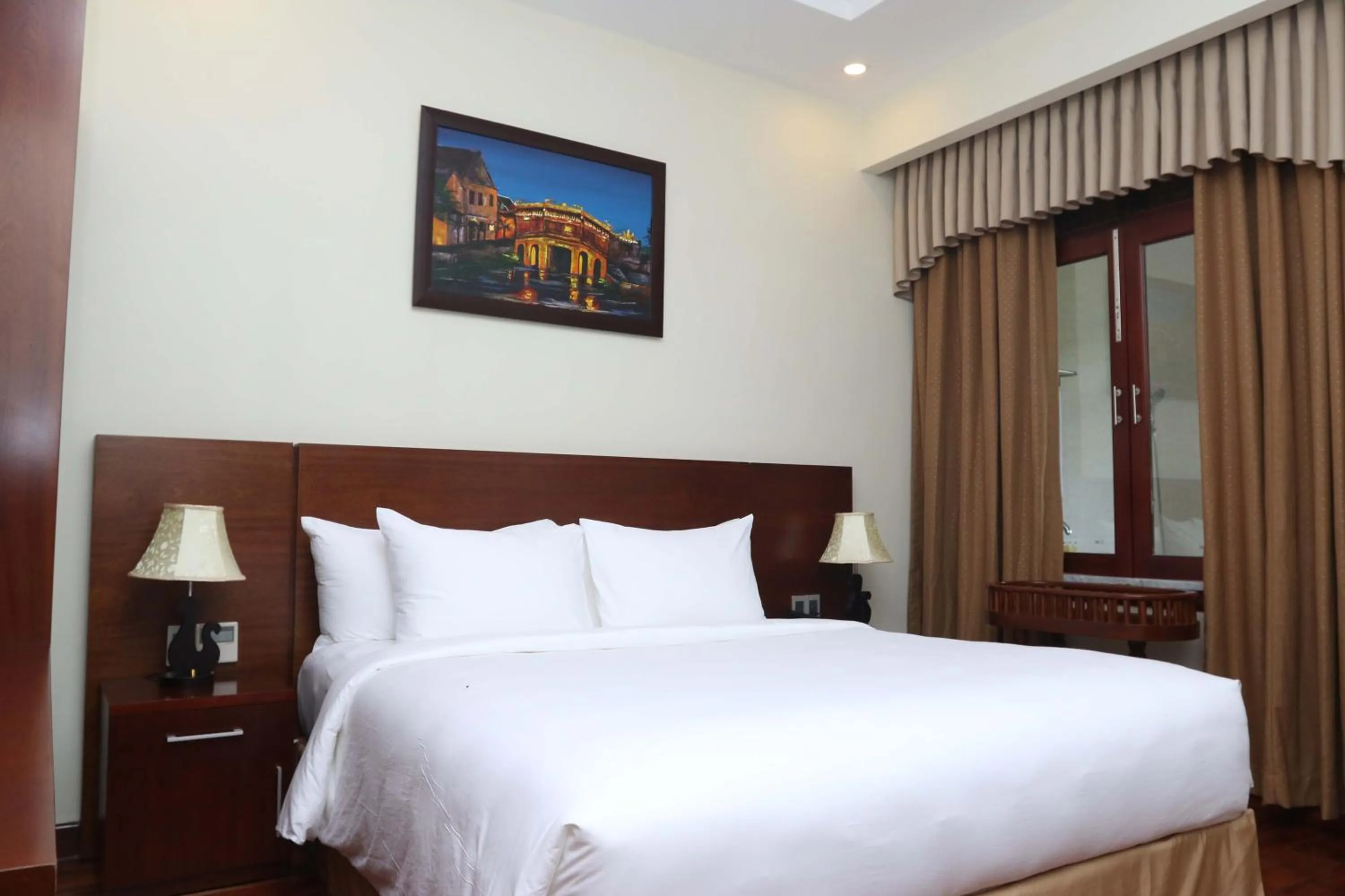 Bed in Ebisu Onsen Resort