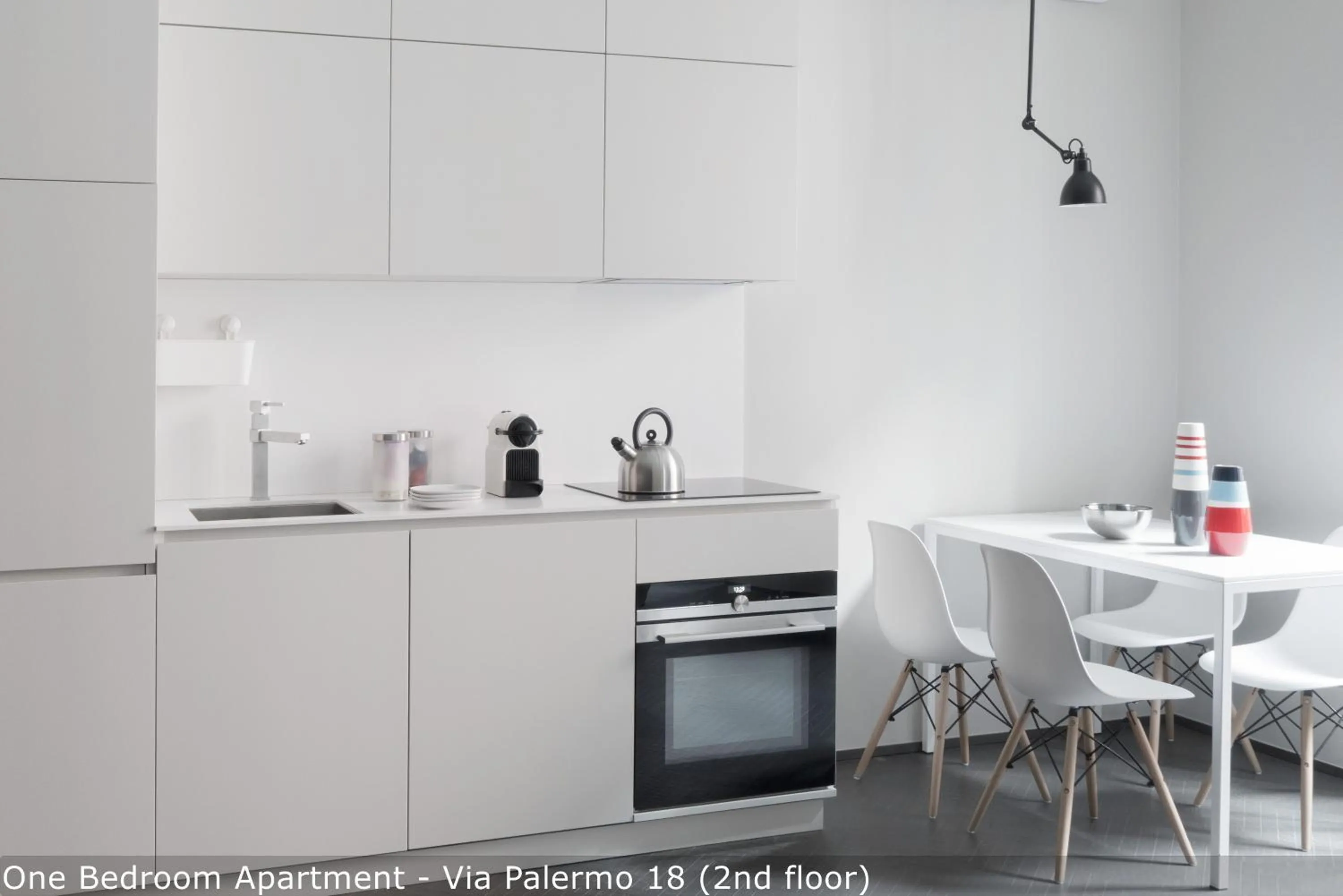 Kitchen or kitchenette in Brera Apartments