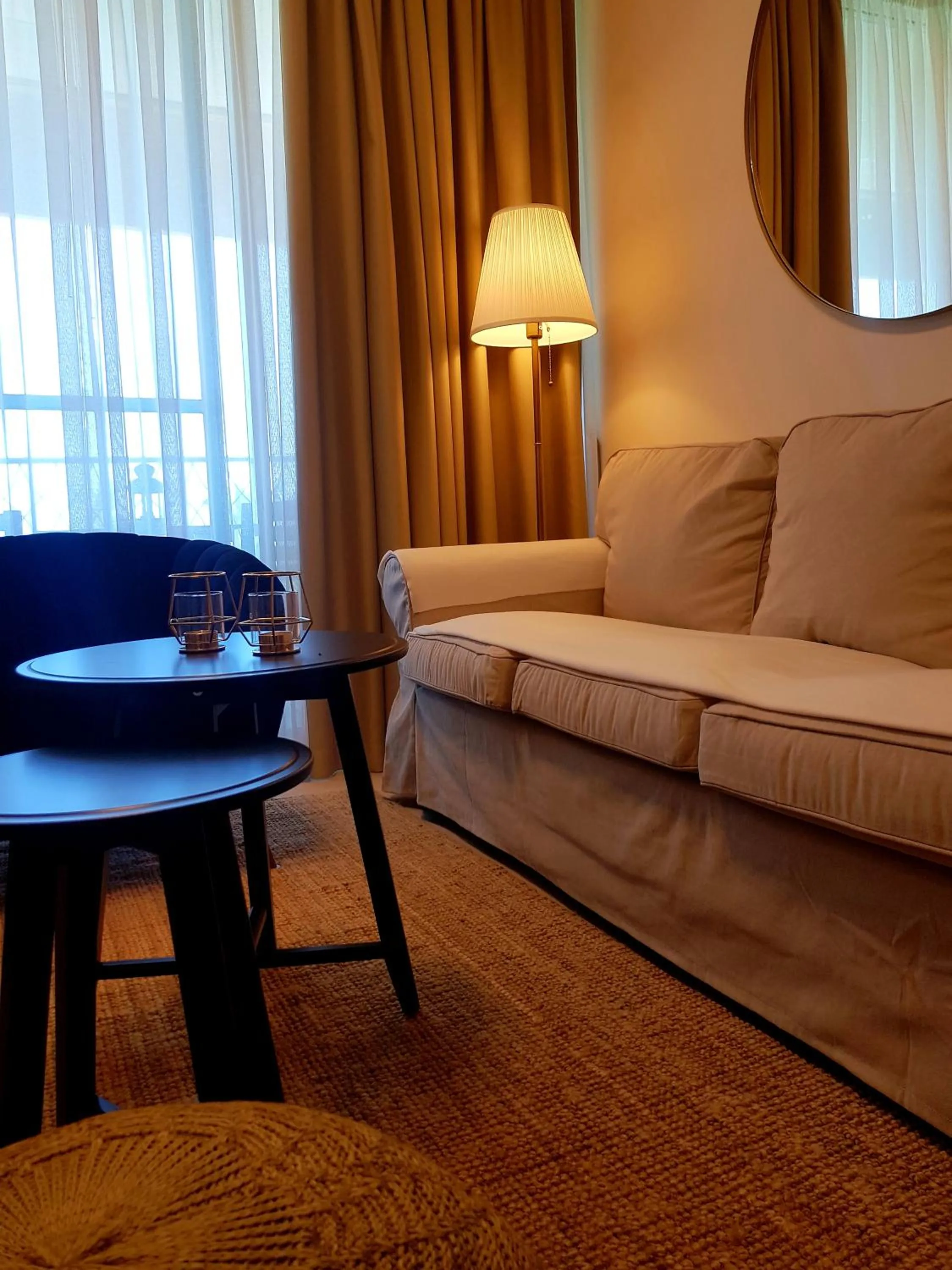 Living room in Neot Golf, Ziv's Place