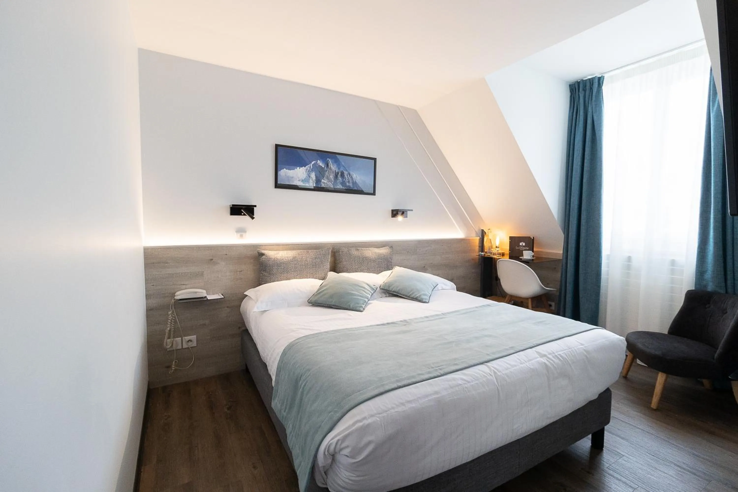 Bed in Hôtel des Princes, Chambéry Centre