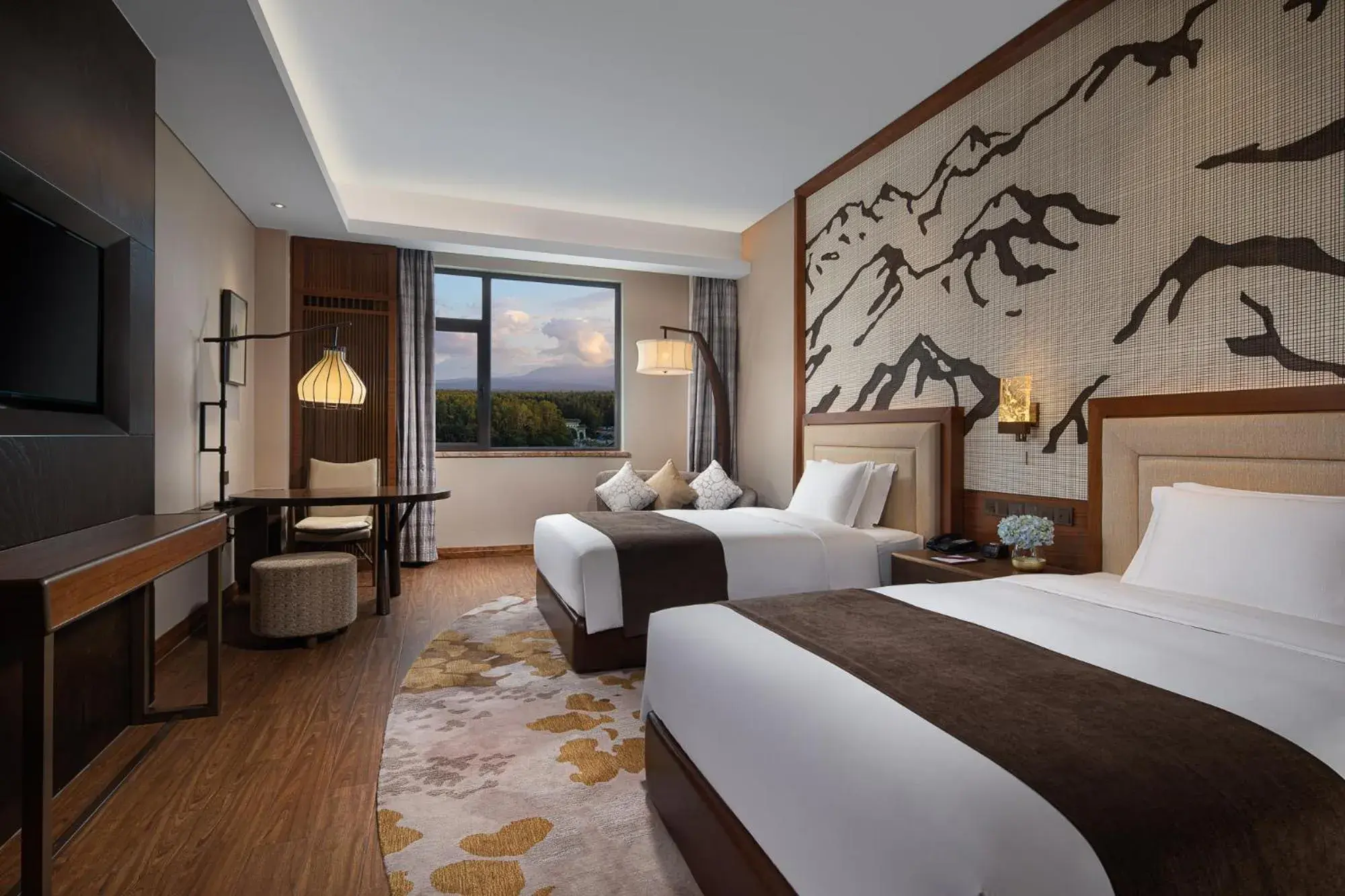 2 Single Standard Mountain View in Crowne Plaza Resort Changbaishan Hot Spring by IHG 2 Single Standard Mountain View in Crowne Plaza Resort Changbaishan Hot Spring by IHG