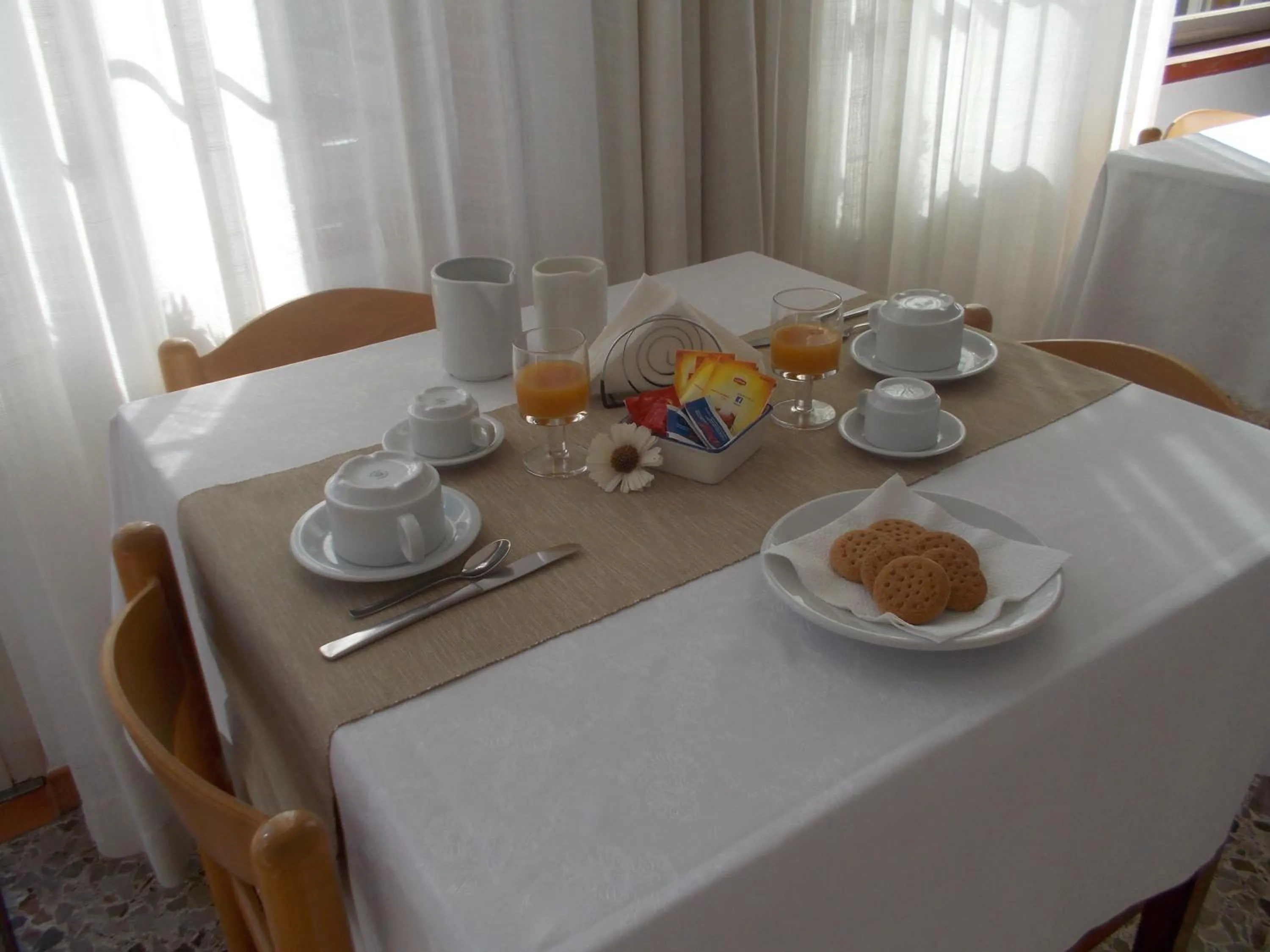 Italian breakfast in Hotel Mastropeppe