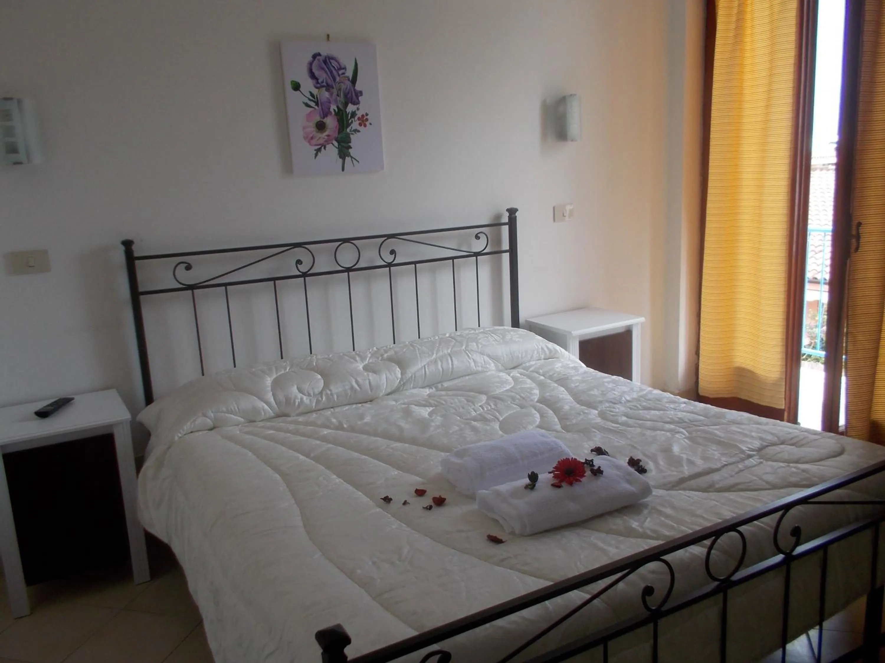 Bed in Hotel Mastropeppe