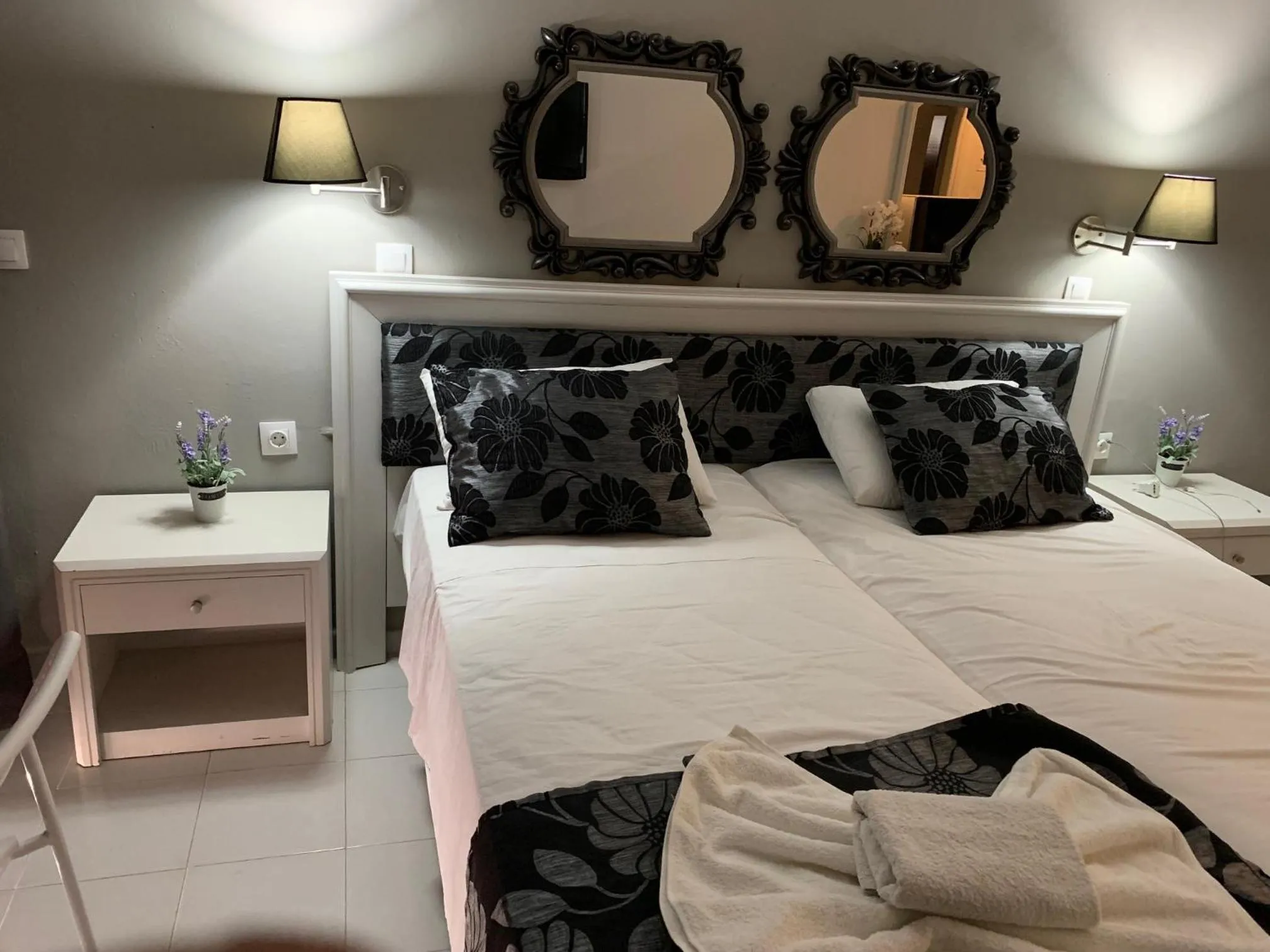 Bed in Alkyonides Boutique Hotel