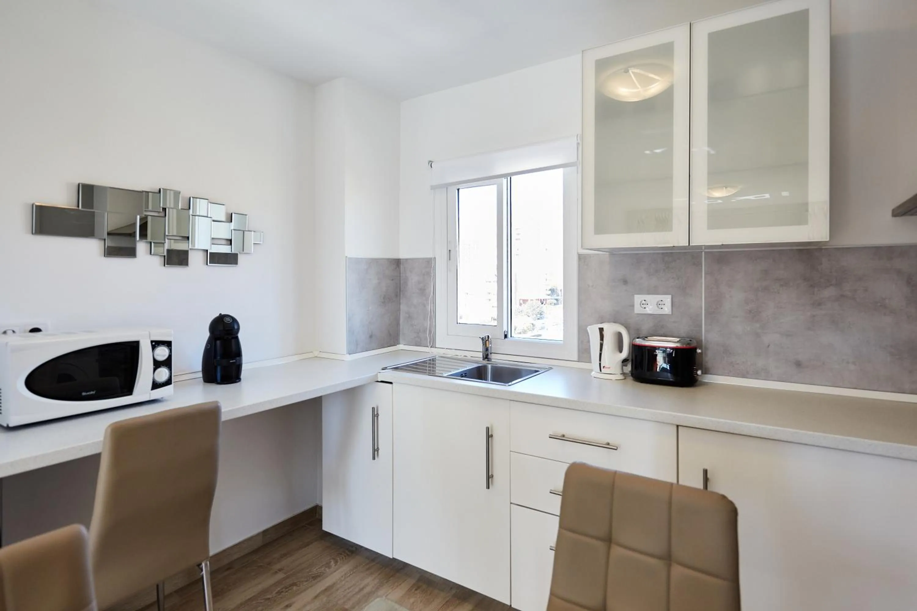 Coffee/tea facilities in Sonrisa Apartments