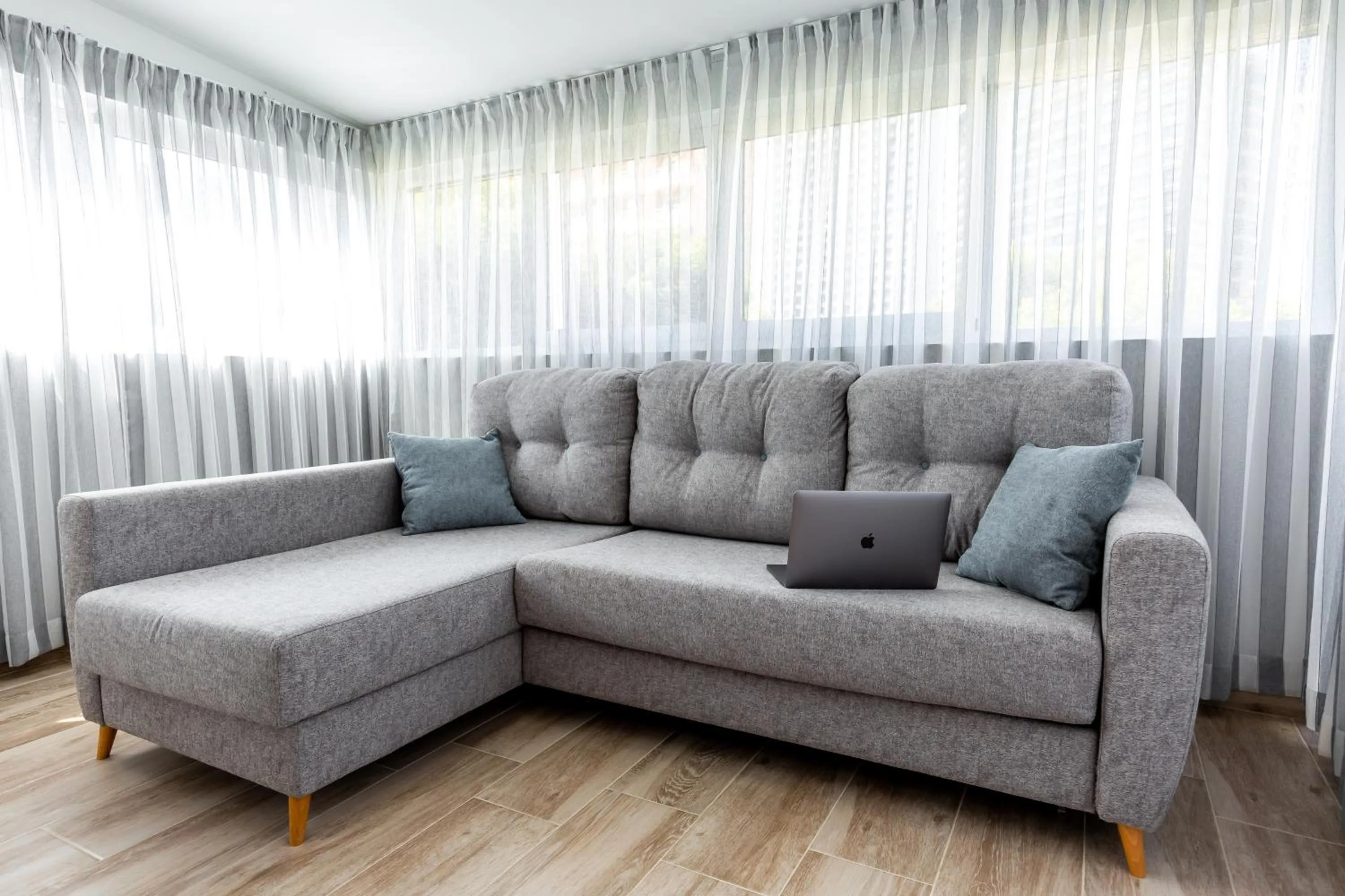 Seating area in Sonrisa Apartments