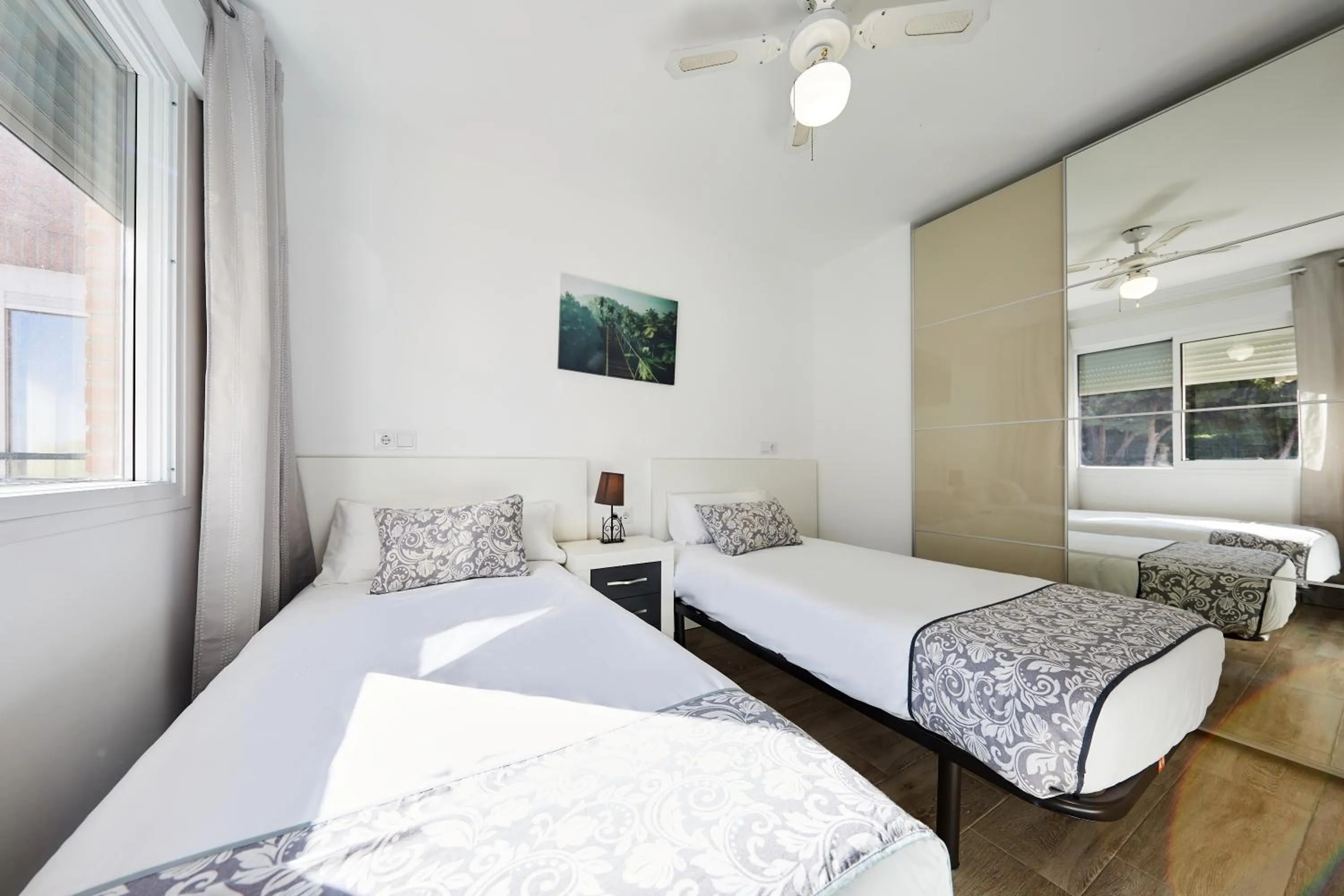 Bed in Sonrisa Apartments