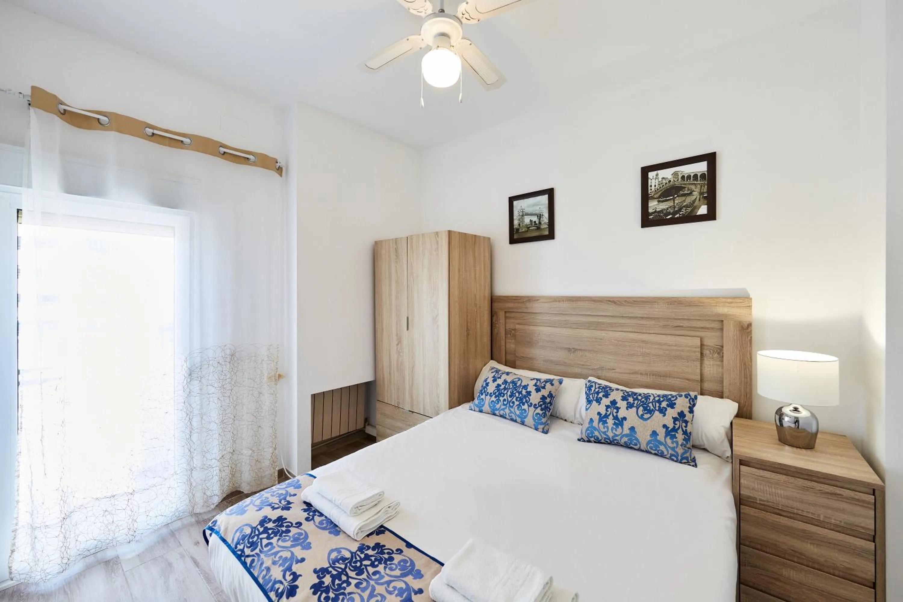 Bed in Sonrisa Apartments