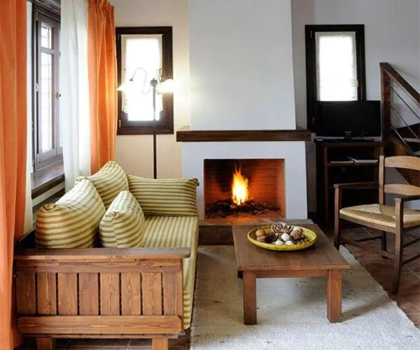 Seating area in Esperos Suites & Villas