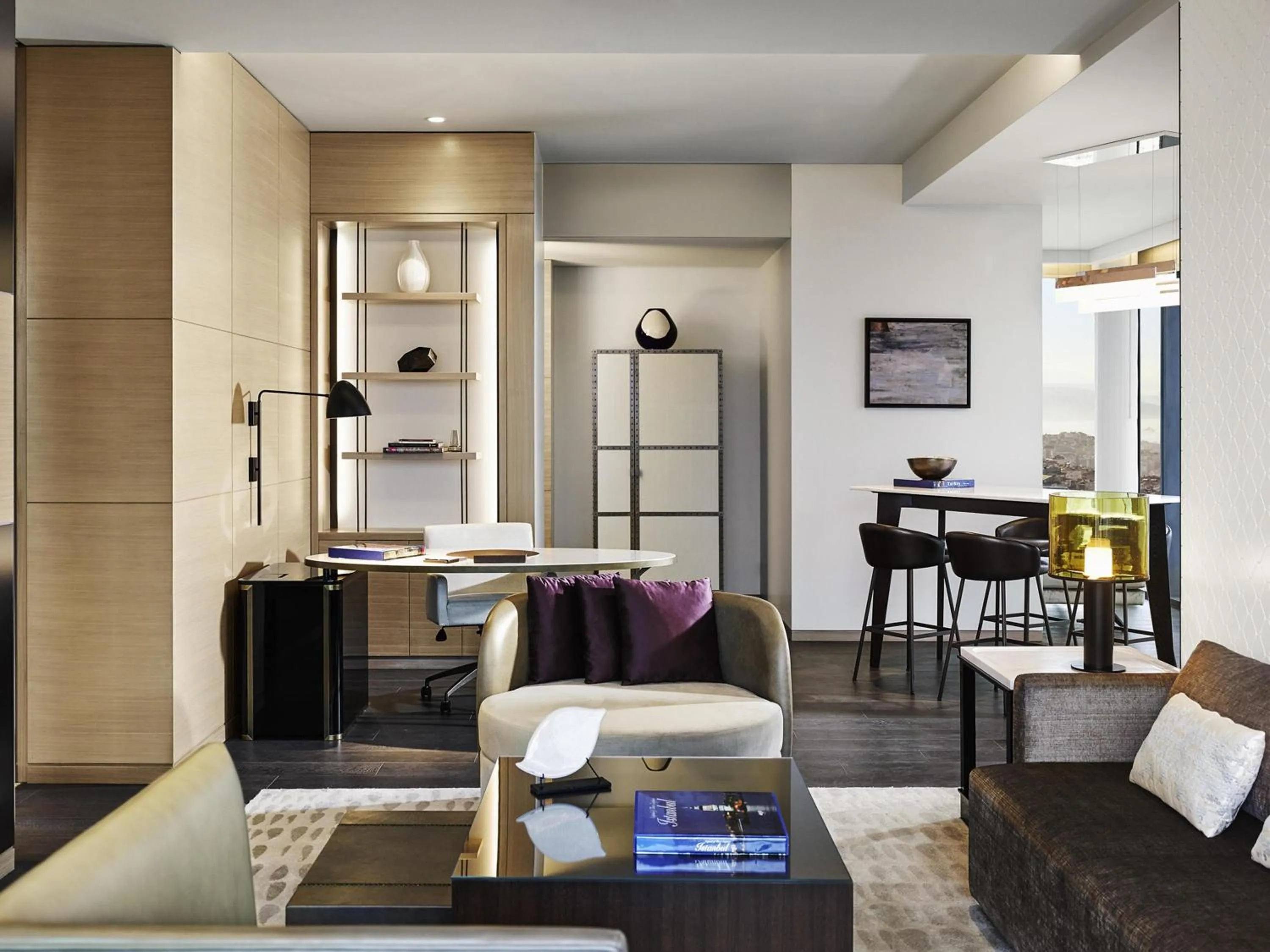 Bedroom in Fairmont Quasar Istanbul Hotel