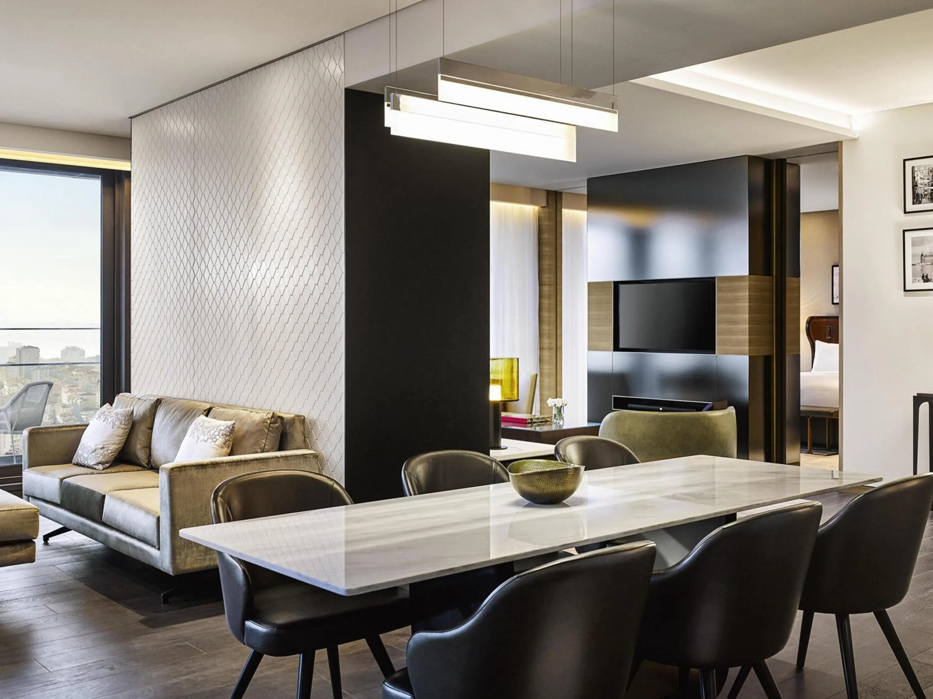 Bedroom in Fairmont Quasar Istanbul Hotel