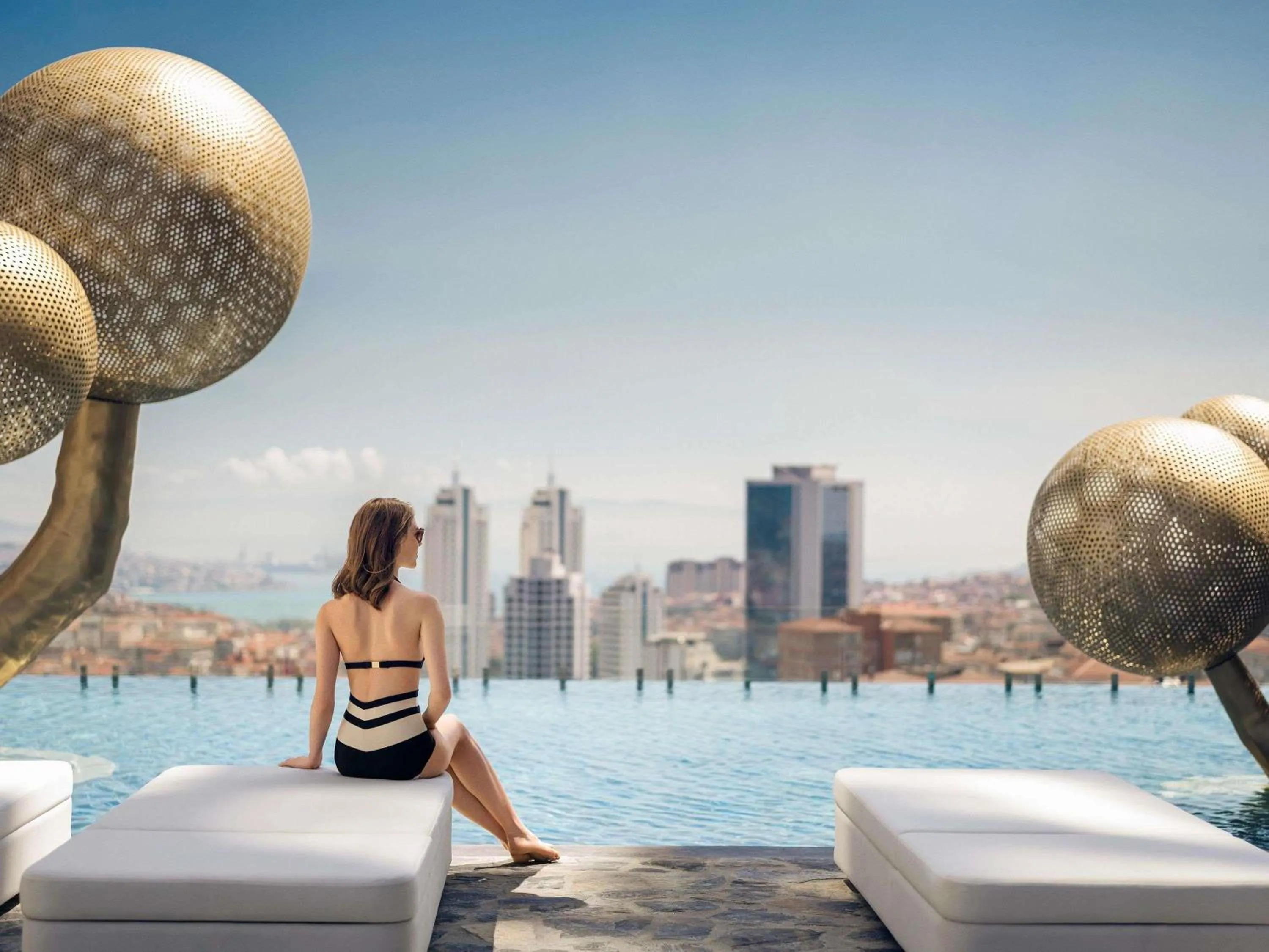 Property building in Fairmont Quasar Istanbul Hotel