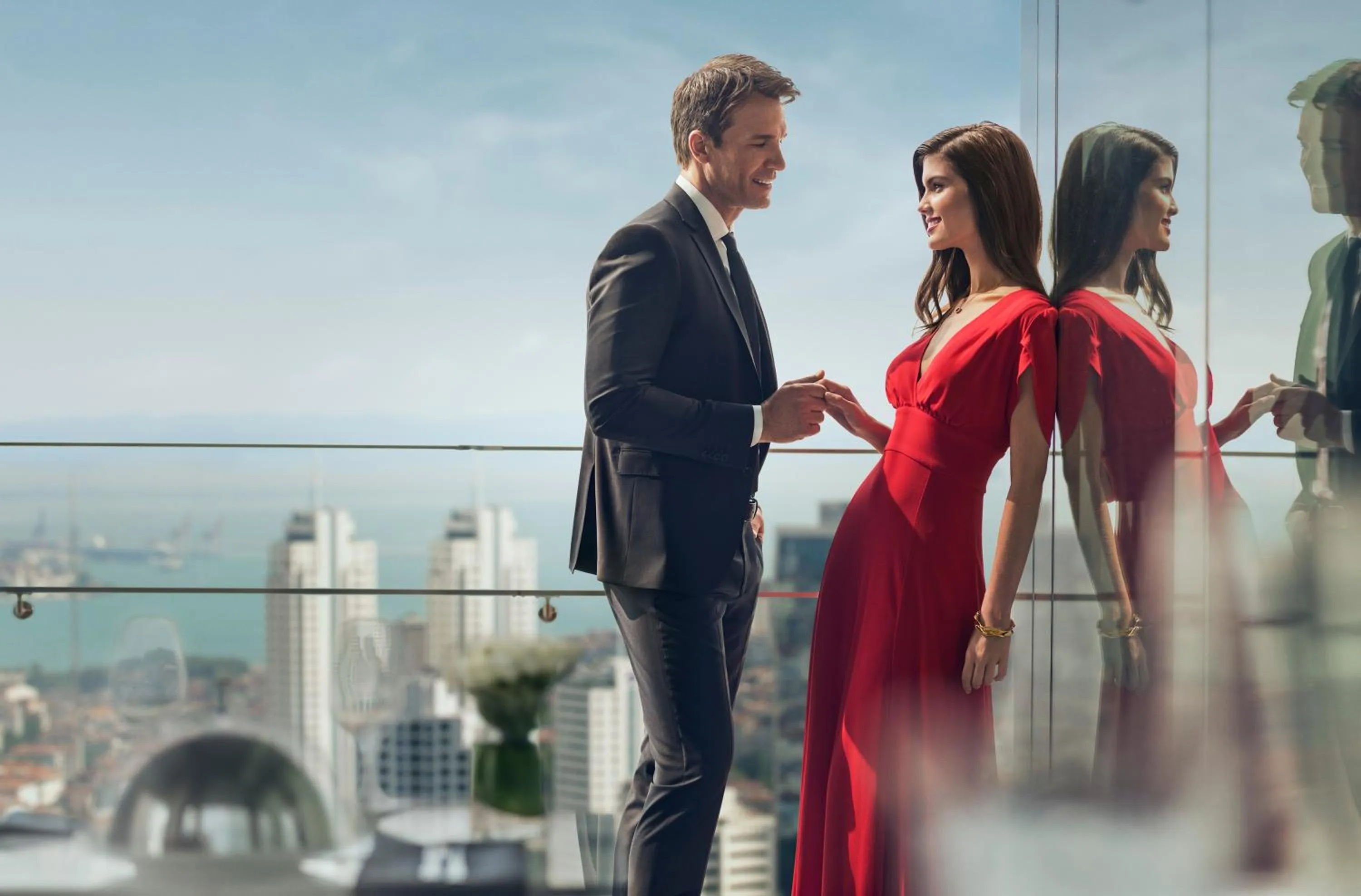 Sea view in Fairmont Quasar Istanbul Hotel